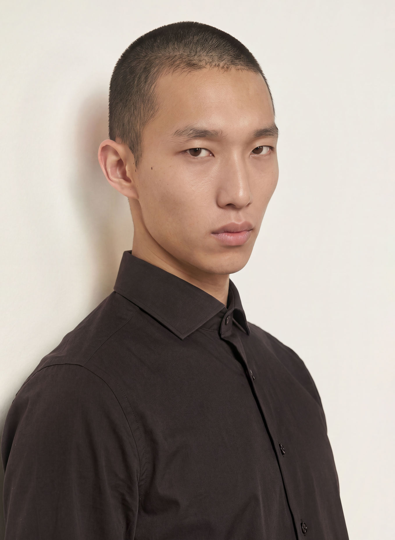 OLYMP SIGNATURE Hemd Casual tailored fit: DUNKELBRAUN