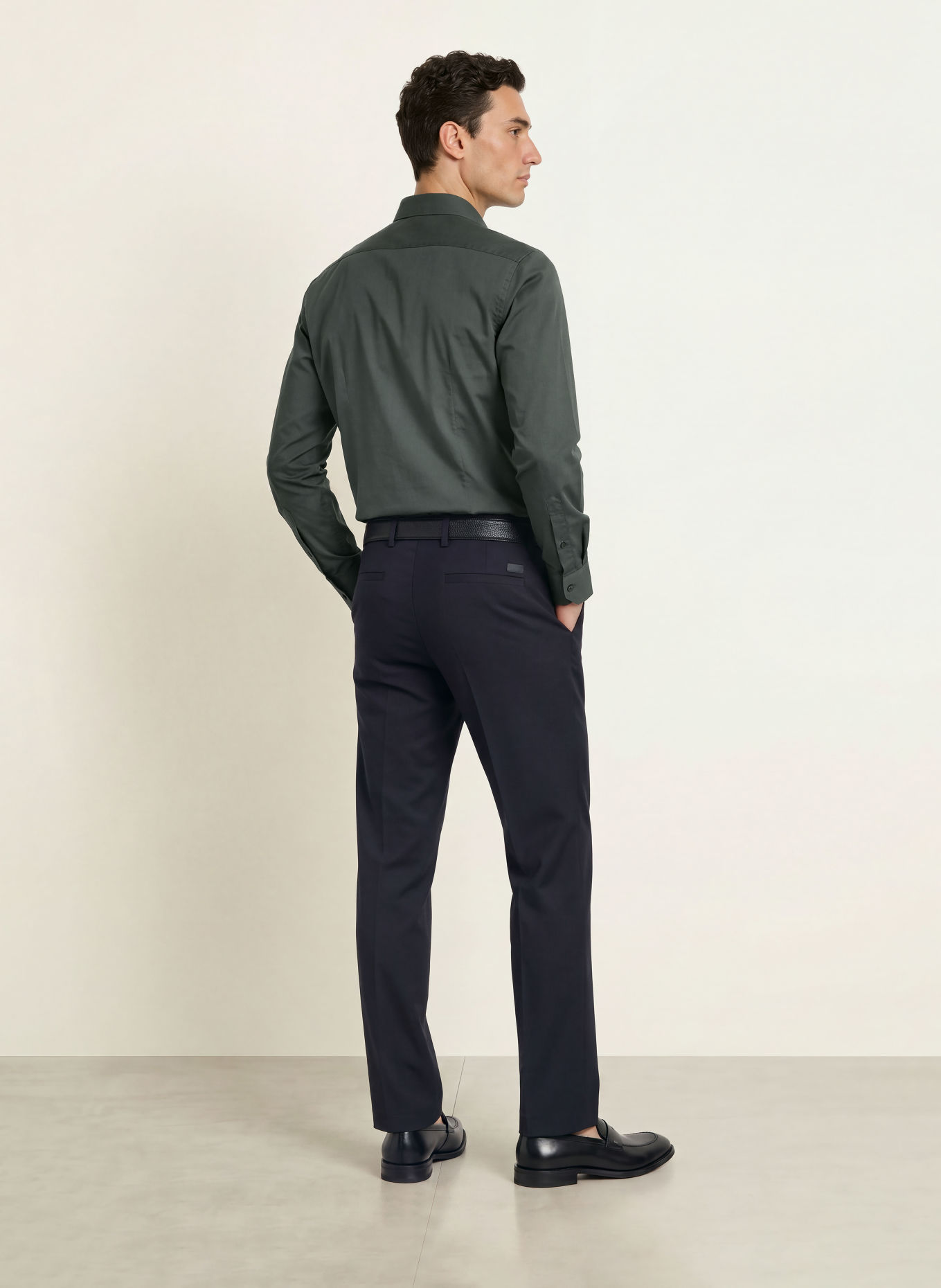 OLYMP SIGNATURE Hemd Casual tailored fit: PETROL