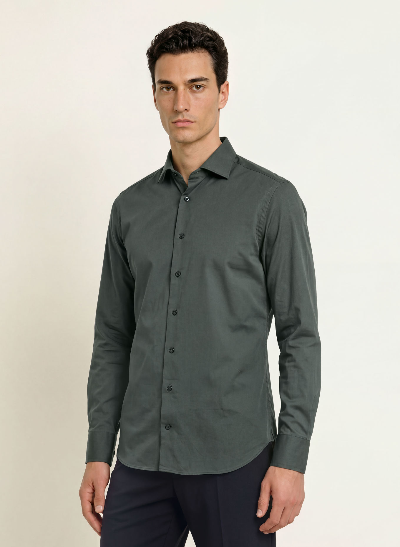 OLYMP SIGNATURE Hemd Casual tailored fit: PETROL
