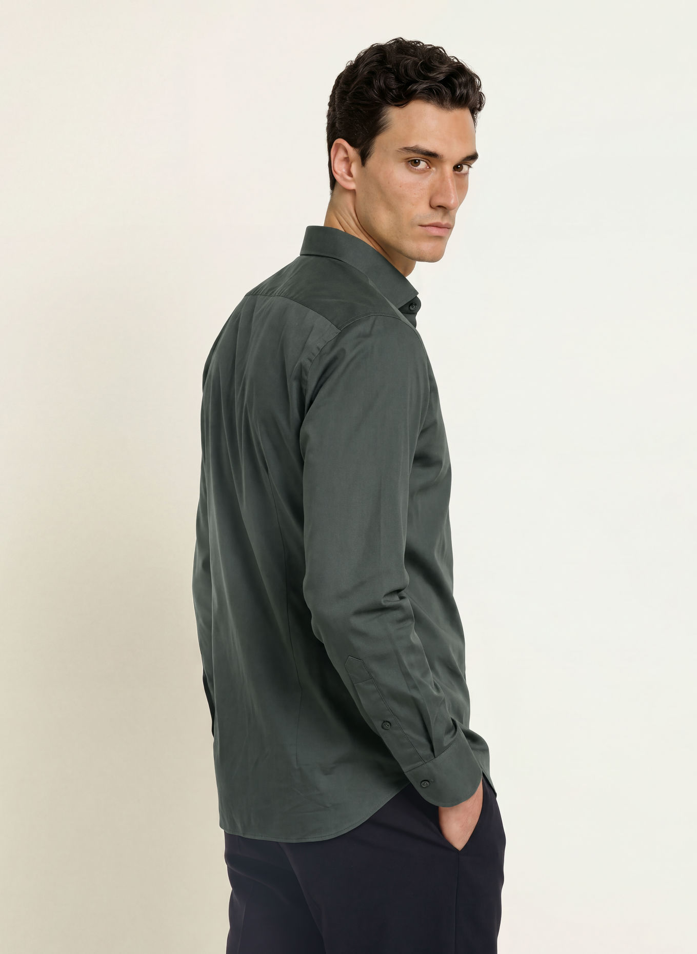 OLYMP SIGNATURE Hemd Casual tailored fit: PETROL
