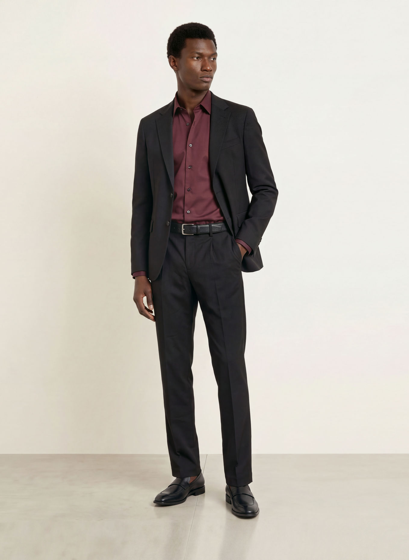 OLYMP SIGNATURE Hemd tailored fit: DUNKELROT
