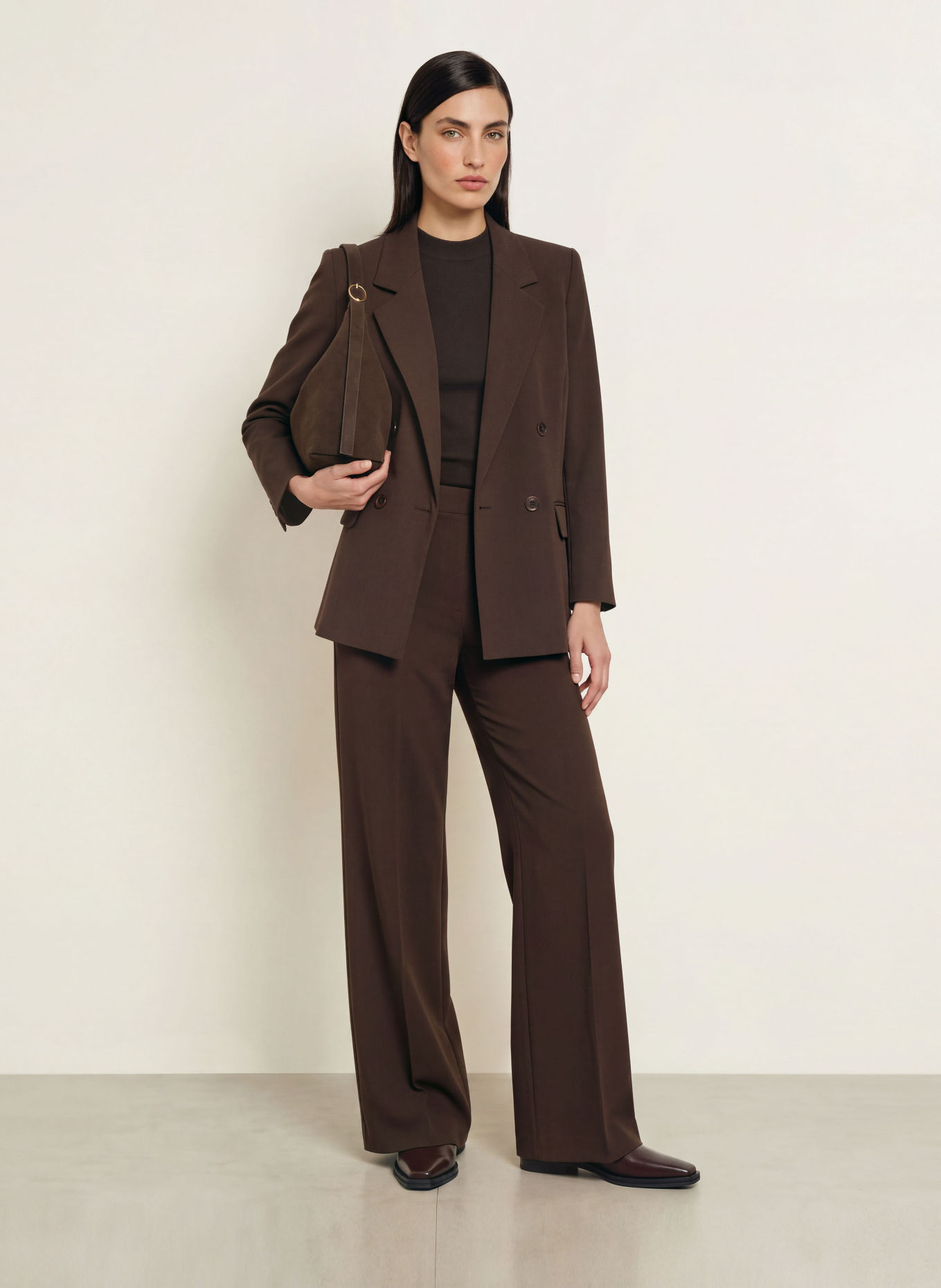 DRYKORN Marlene-broek BEFORE: MARRON FONCÉ