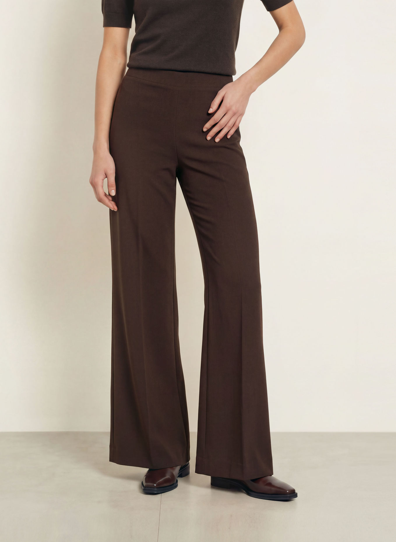 DRYKORN Marlene-broek BEFORE: MARRON FONCÉ