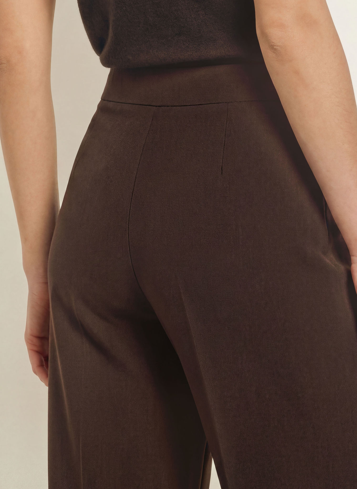 DRYKORN Marlene-broek BEFORE: MARRON FONCÉ