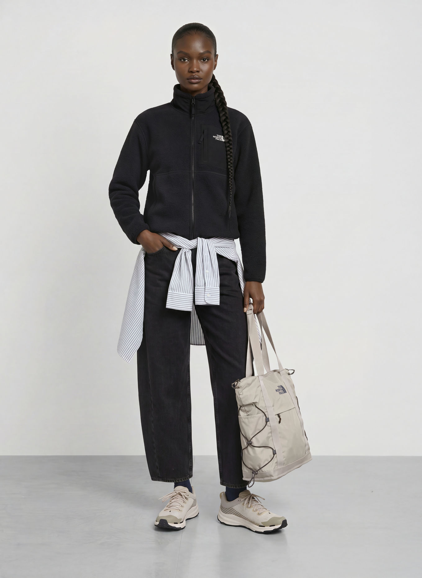 THE NORTH FACE Fleecejacke YUMIORI: SCHWARZ