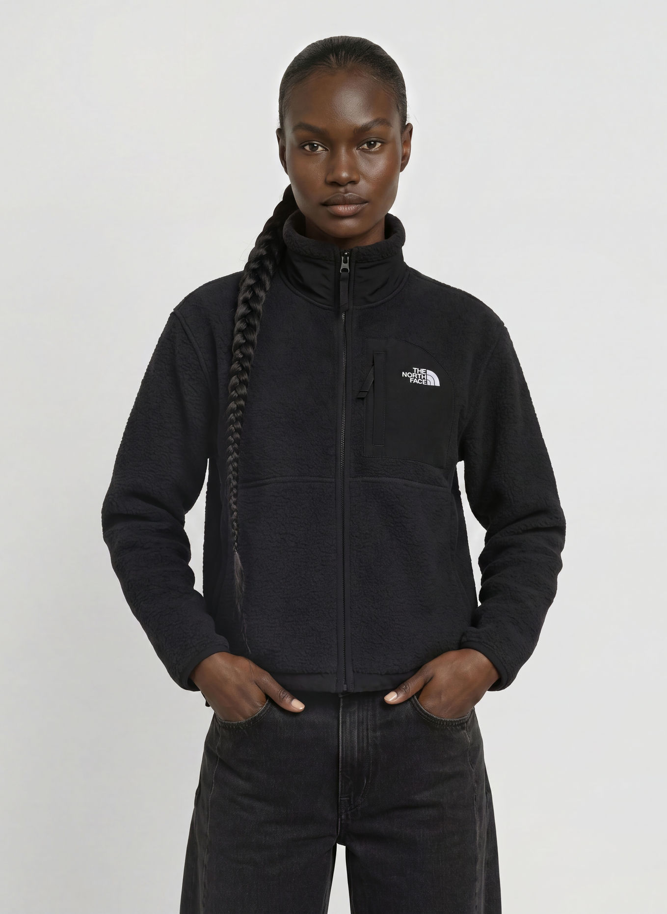 THE NORTH FACE Fleecejacke YUMIORI: SCHWARZ
