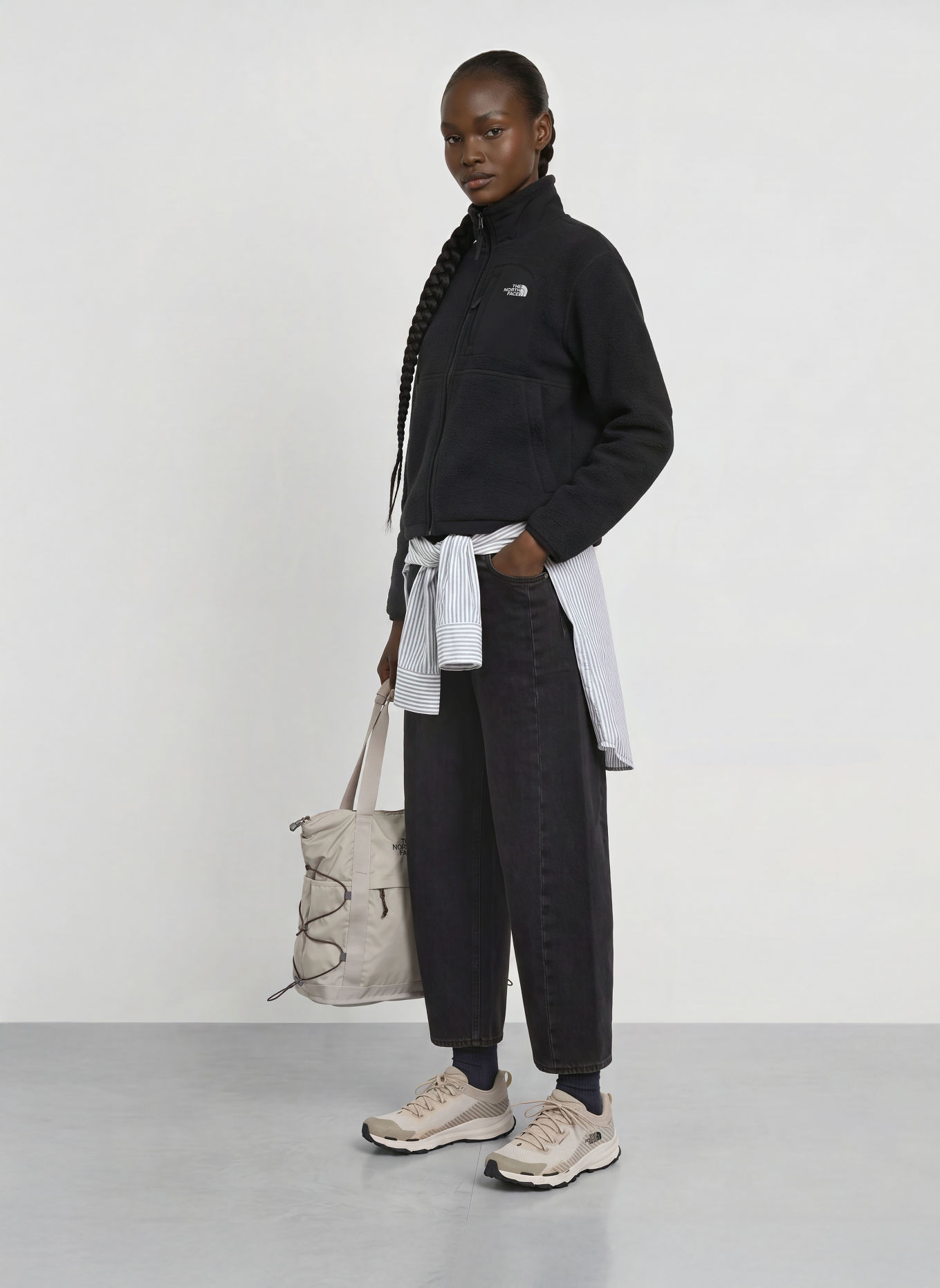 THE NORTH FACE Fleecejacke YUMIORI: SCHWARZ