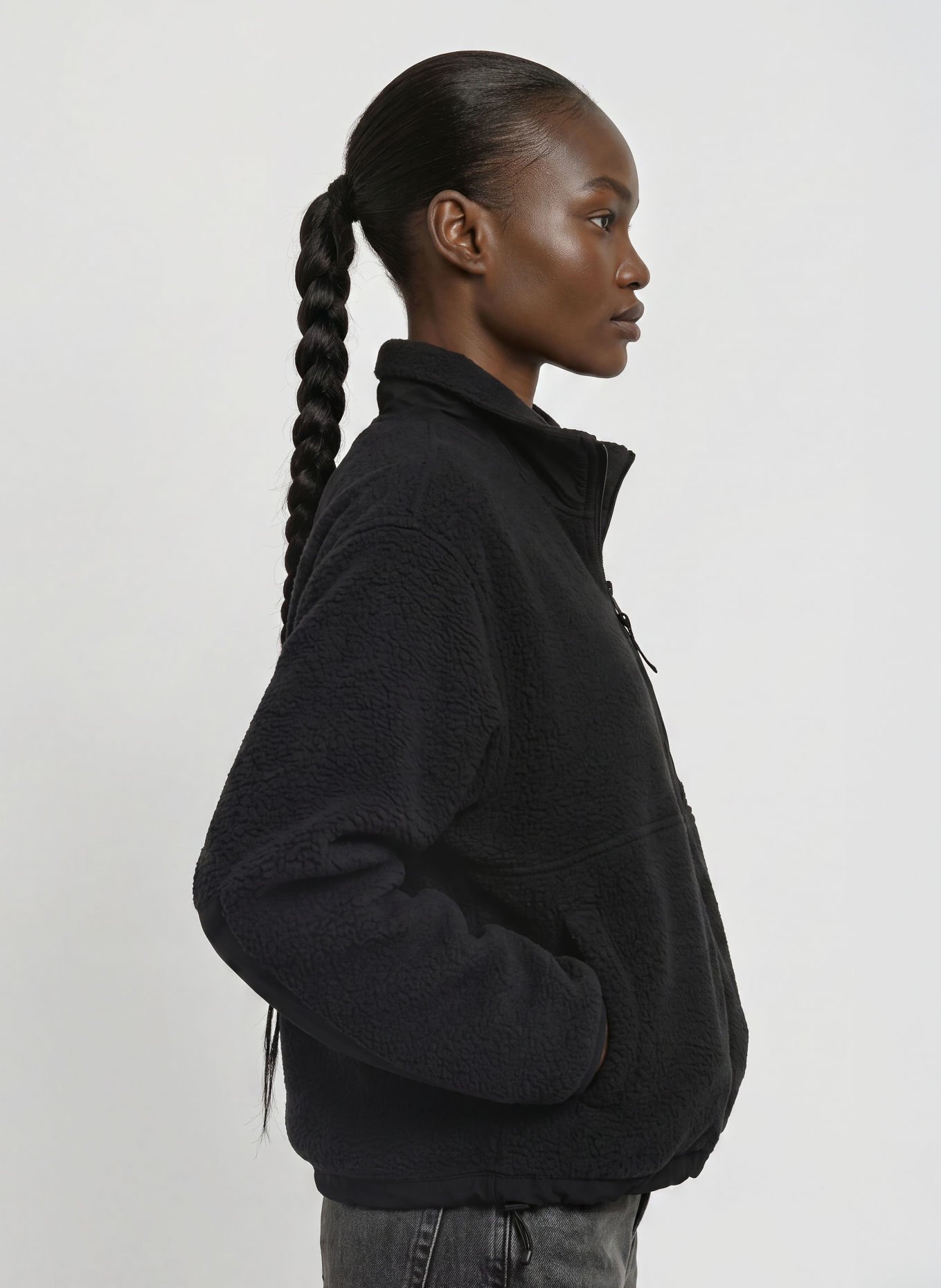 THE NORTH FACE Fleecejacke YUMIORI: SCHWARZ