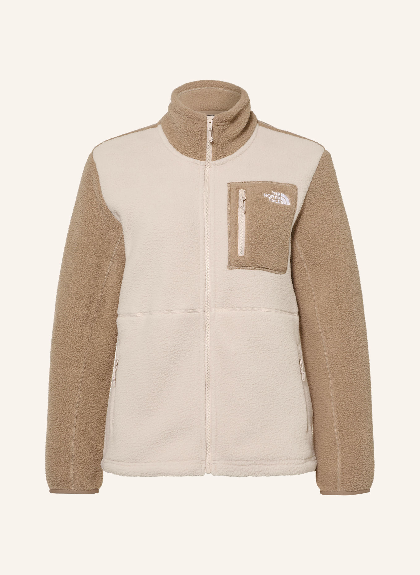 THE NORTH FACE YUMIORI Fleece Jacket: BEIGE / TAUPE