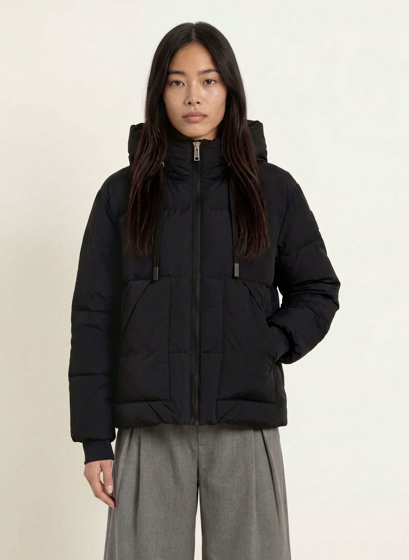 MOS MOSH Quilted jacket MMOLLIE: BLACK