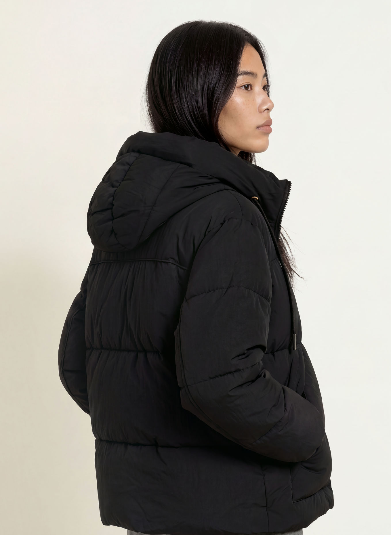 MOS MOSH Quilted jacket MMOLLIE: BLACK