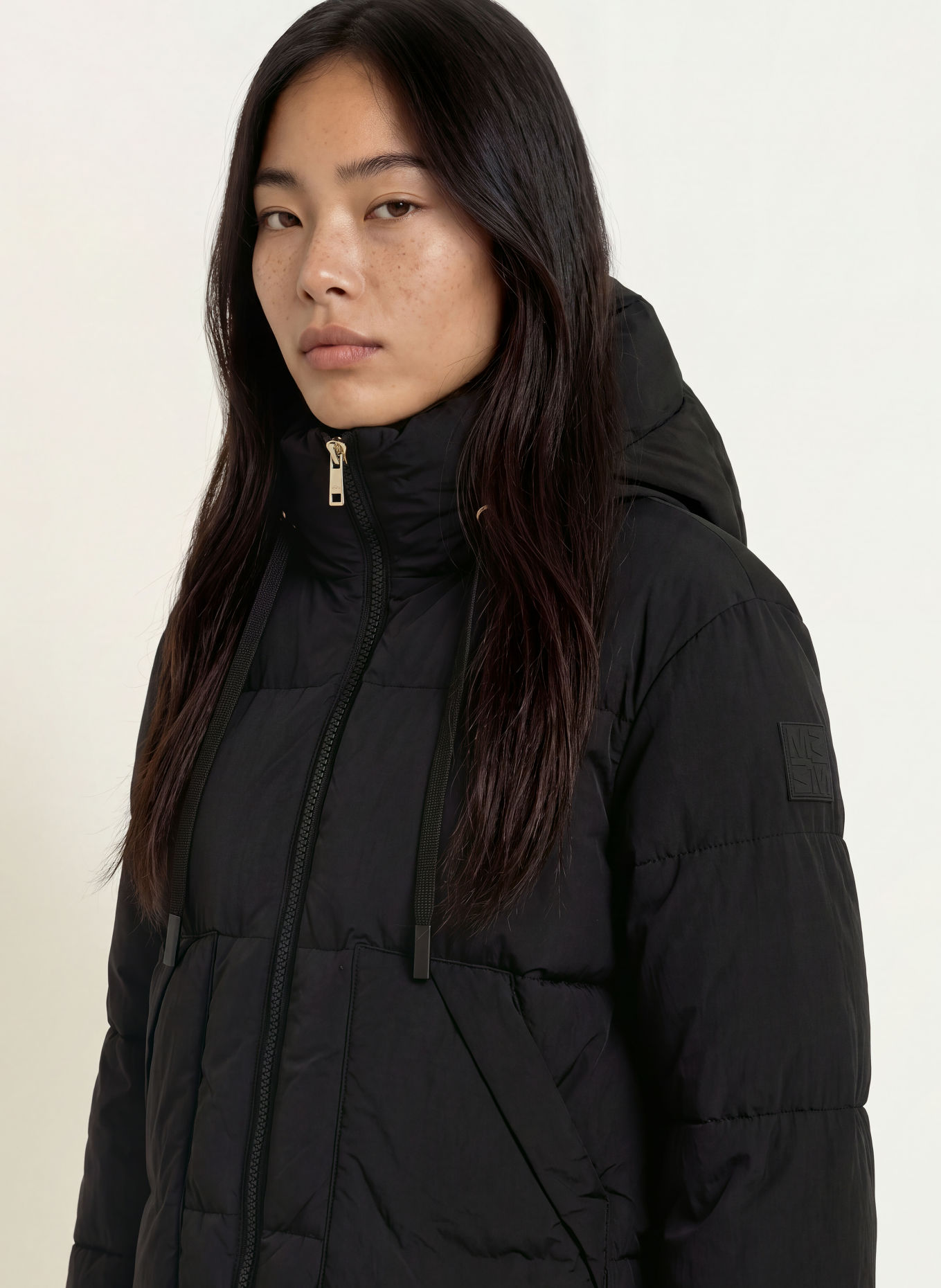 MOS MOSH Quilted jacket MMOLLIE: BLACK
