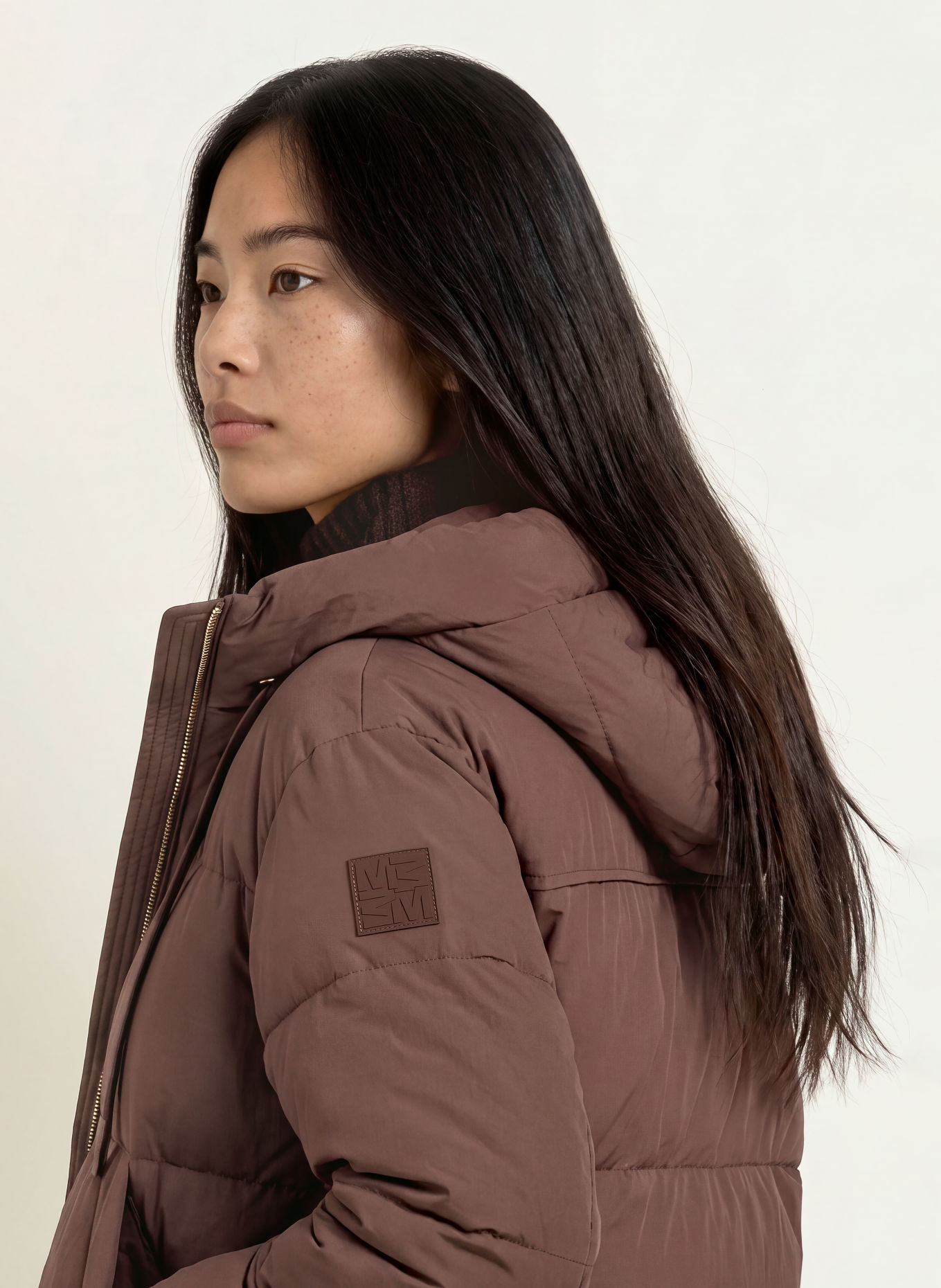 MOS MOSH Quilted jacket MMOLLIE: TAUPE