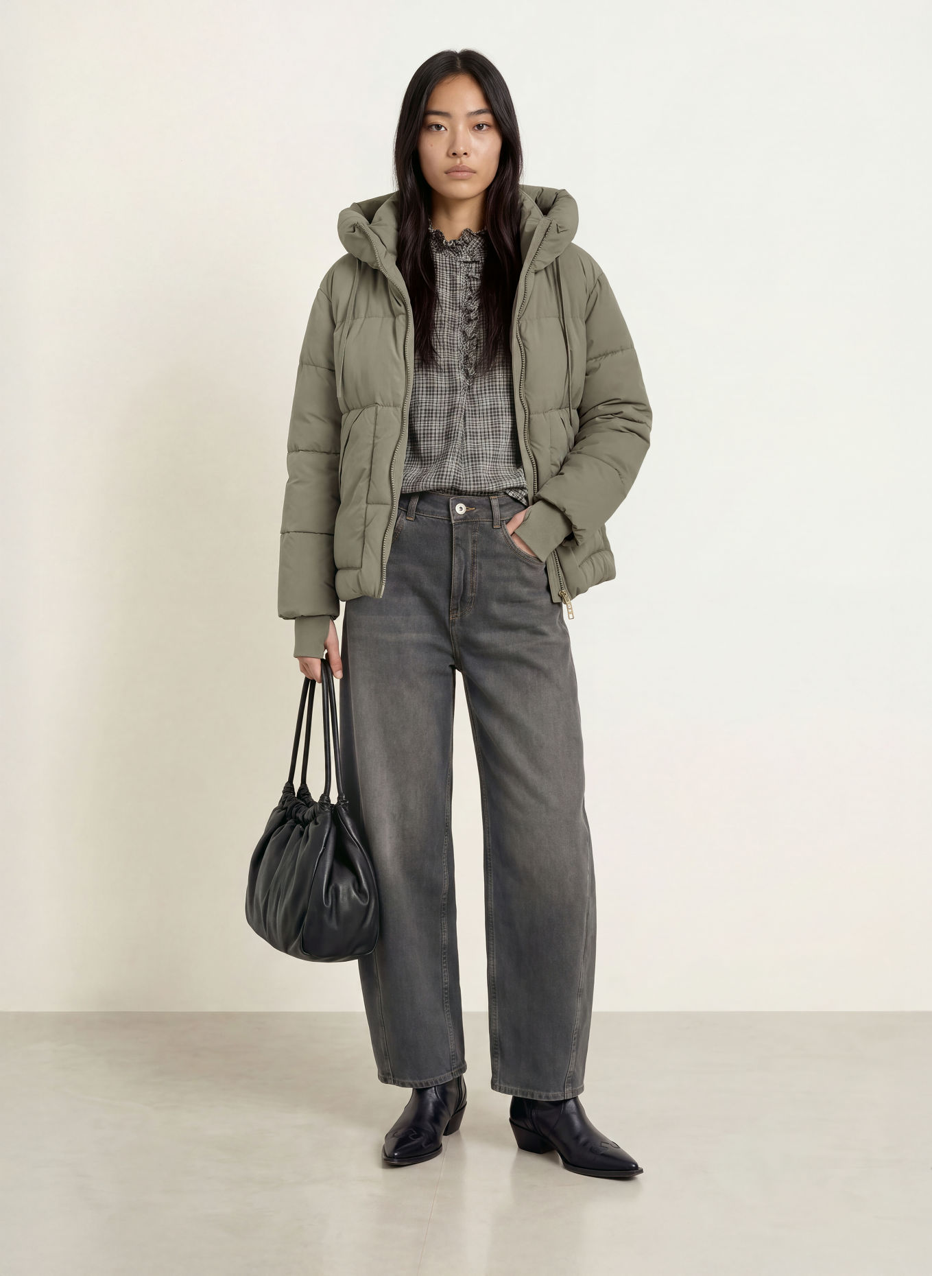 MOS MOSH Quilted jacket MMOLLIE: OLIVE