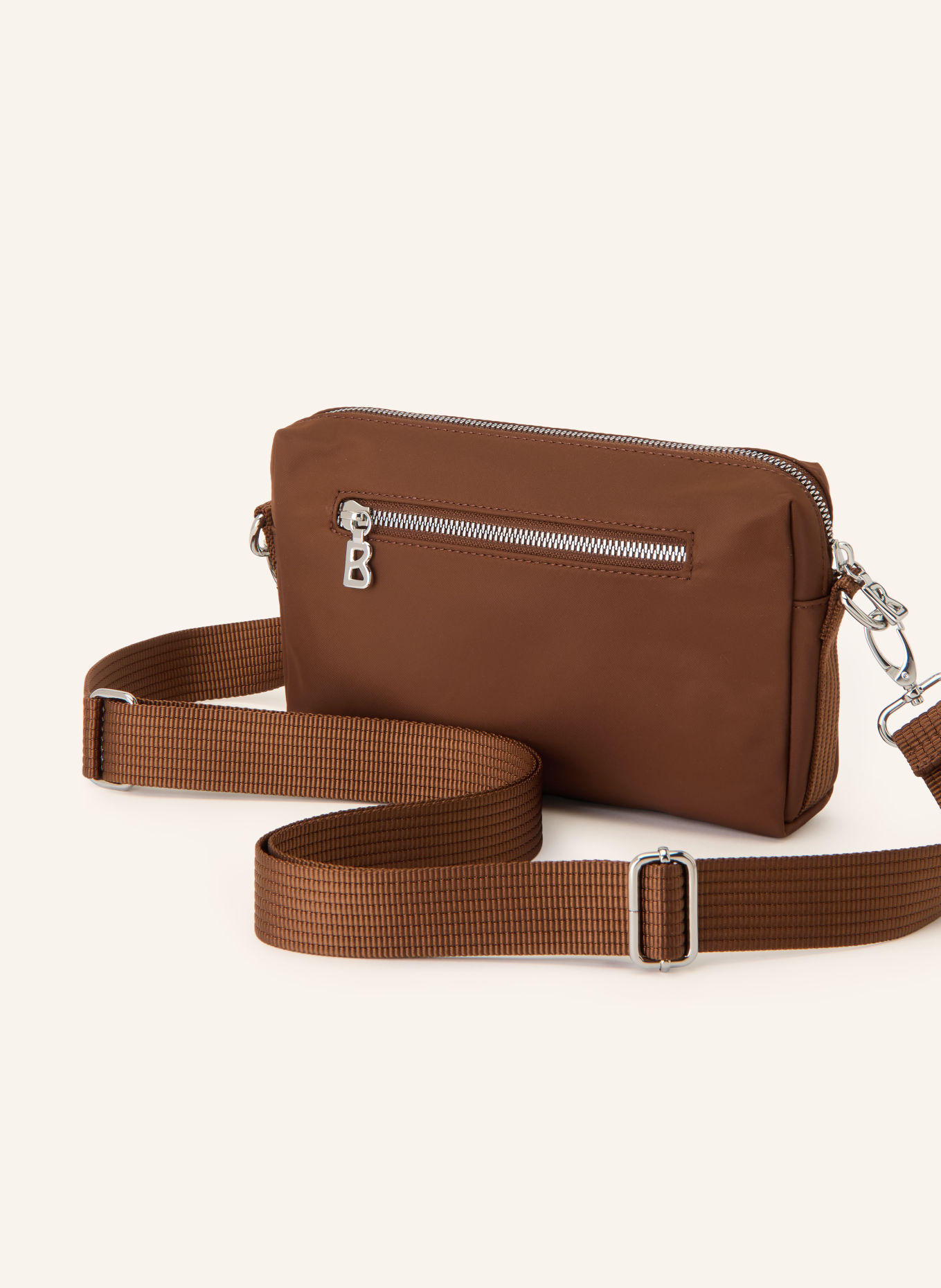 BOGNER Schoudertas PUKIE: BRUIN / ZILVER