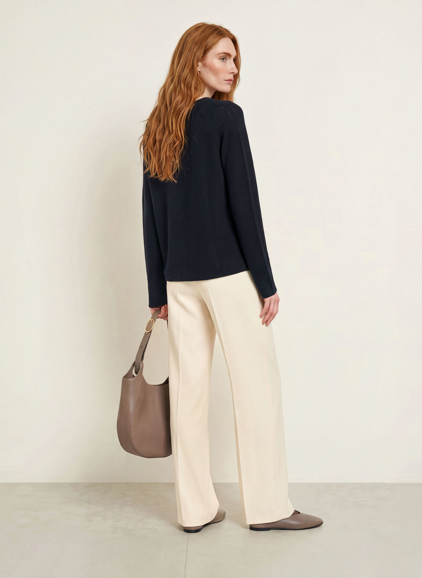 CINQUE Sweter CIELLA: GRANATOWY