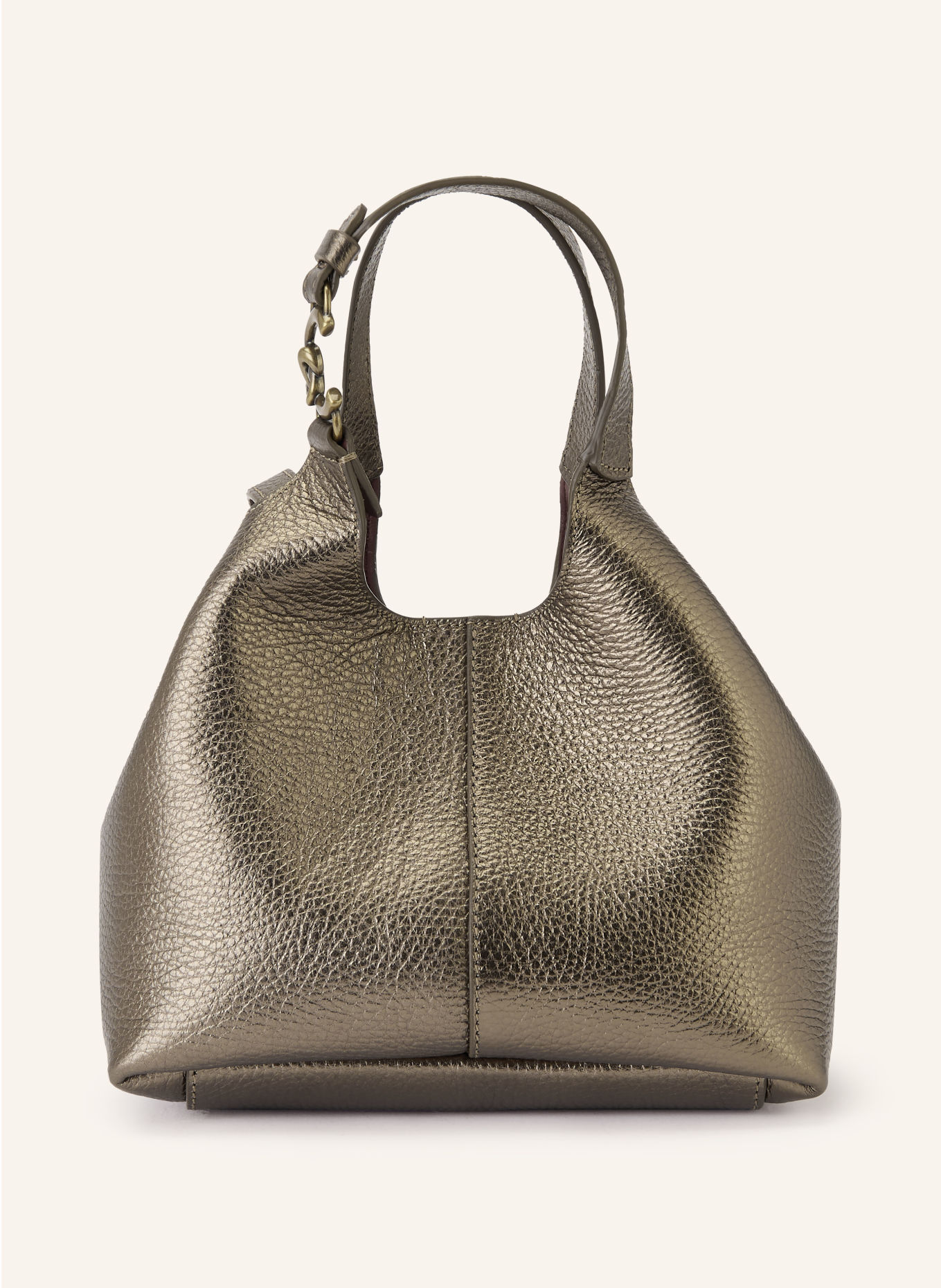 COCCINELLE Handbag with pouch: OLIVE / GOLD