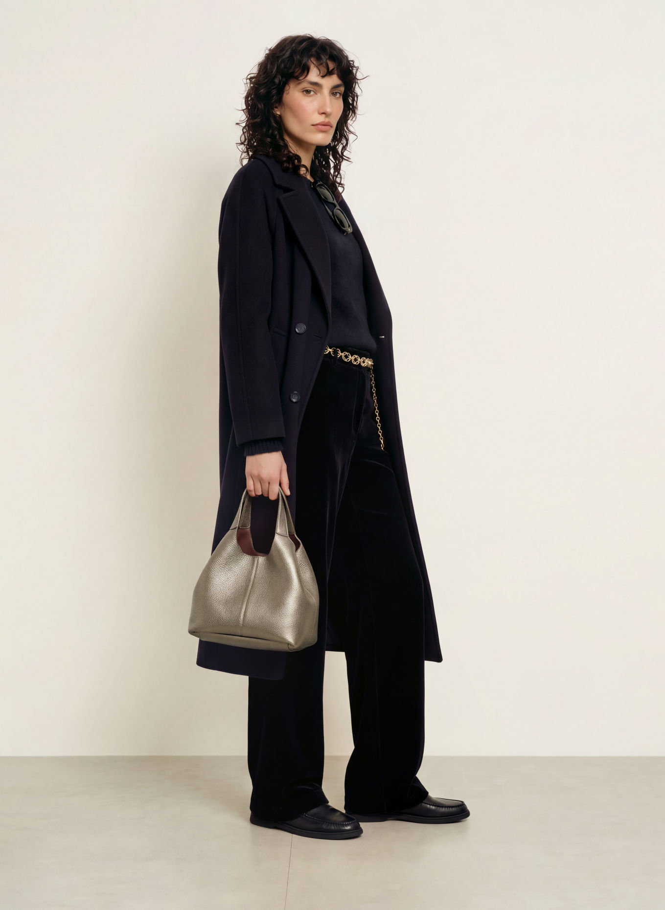 COCCINELLE Handbag with pouch: OLIVE / GOLD