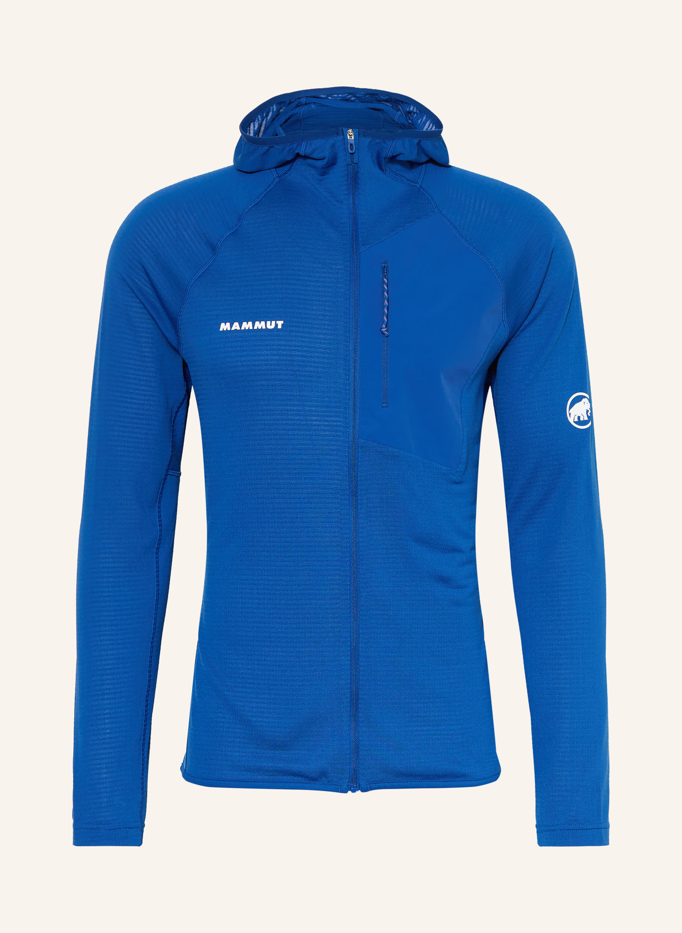 MAMMUT Midlayer AENERGY LIGHT HOODED: BLUE