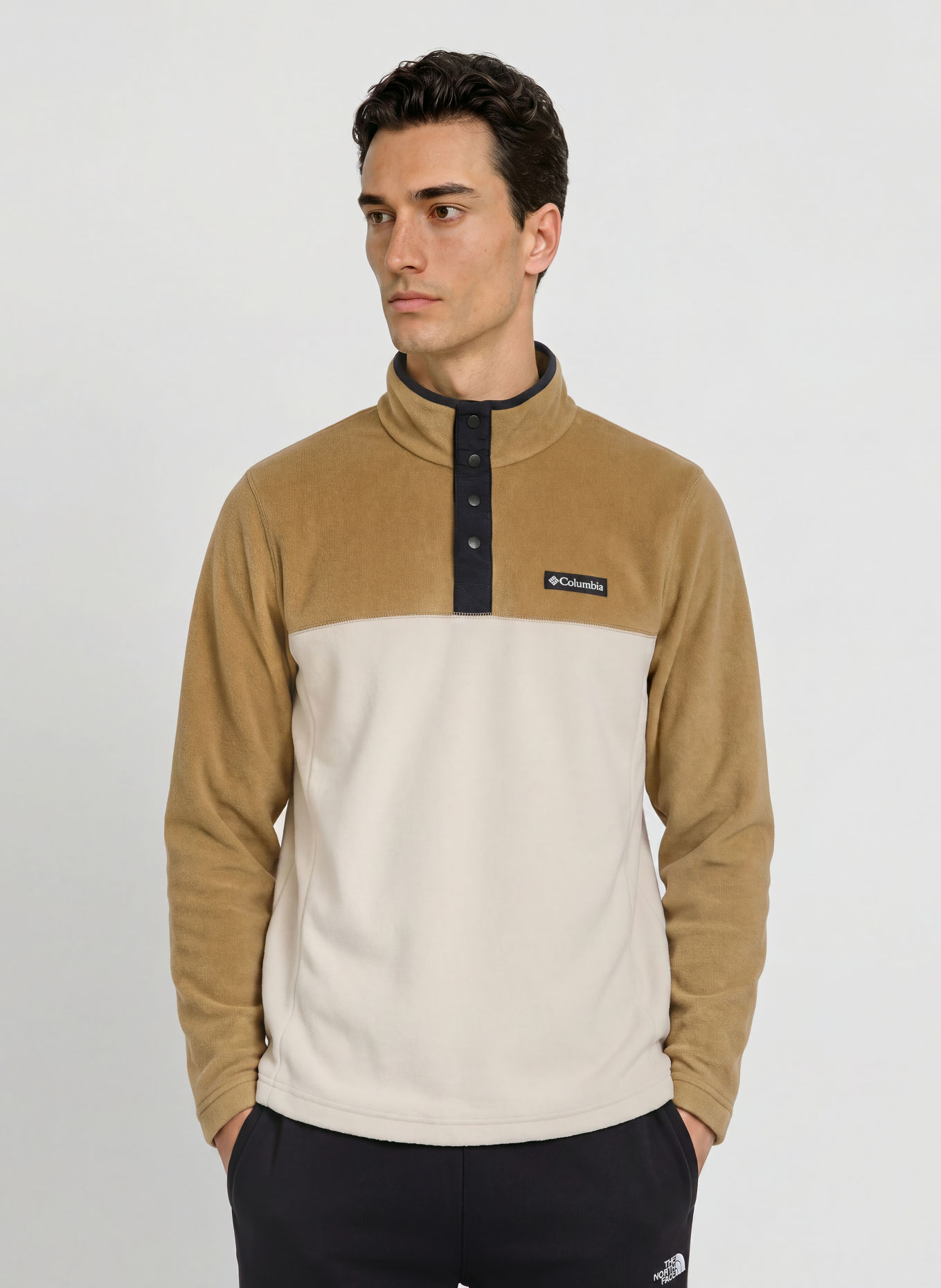 Columbia Couche intermédiaire STEENS MOUNTAIN™ HALF SNAP II: MARRON CLAIR / CRÈME / NOIR