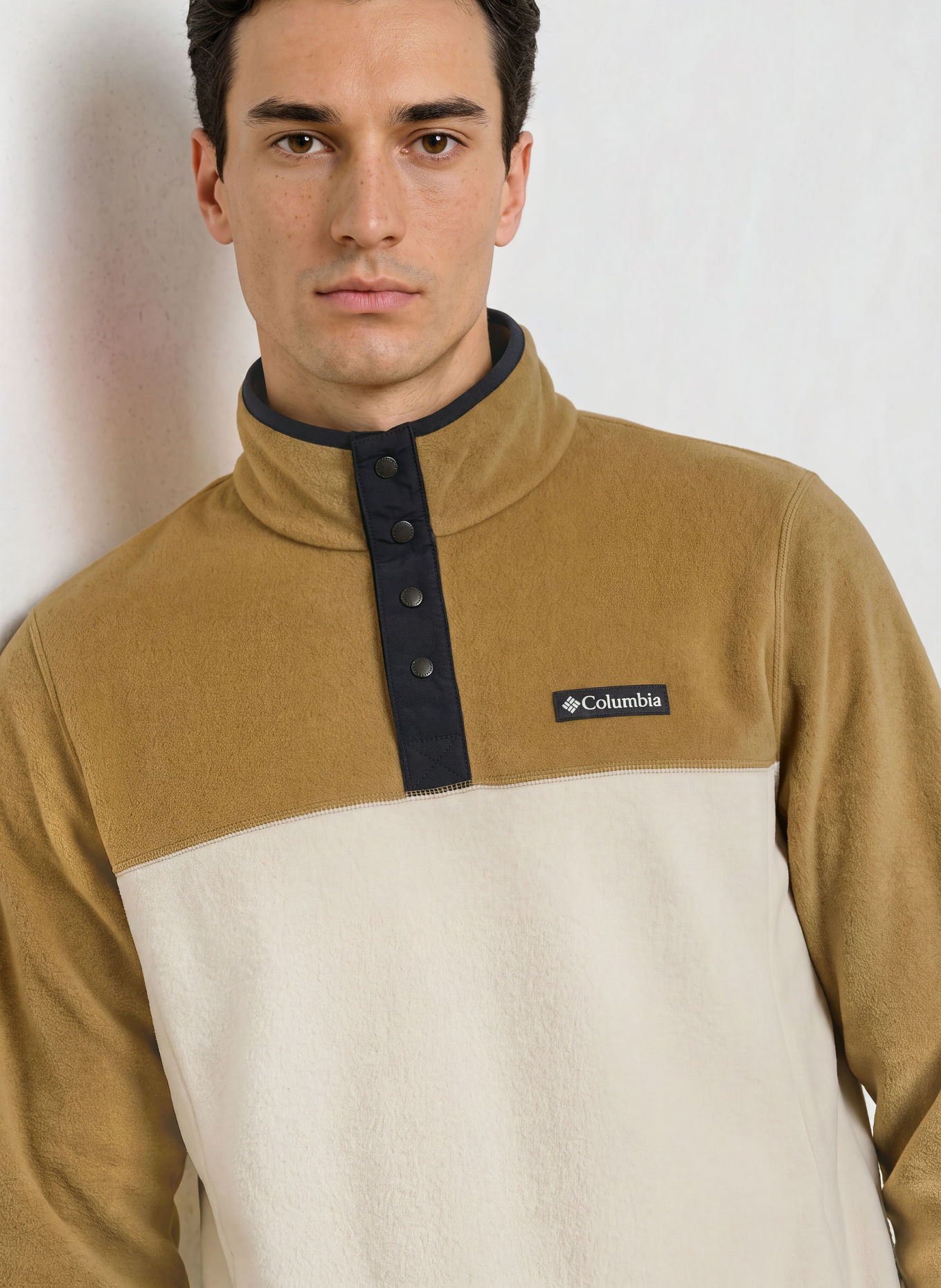 Columbia Couche intermédiaire STEENS MOUNTAIN™ HALF SNAP II: MARRON CLAIR / CRÈME / NOIR