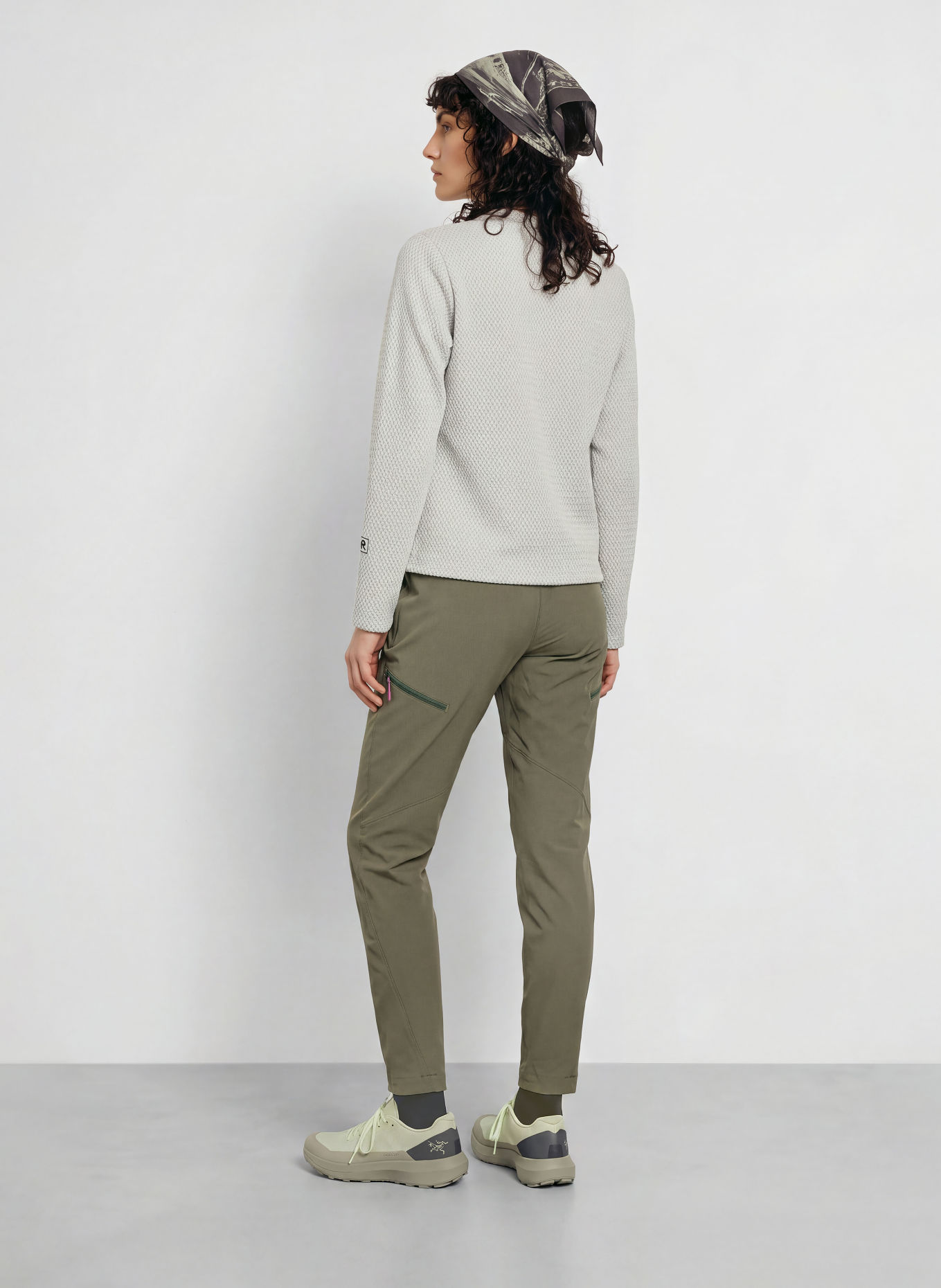 patagonia Sweter z polaru R1® AIR: JASNOCZARY / CZIEMNOSZARY