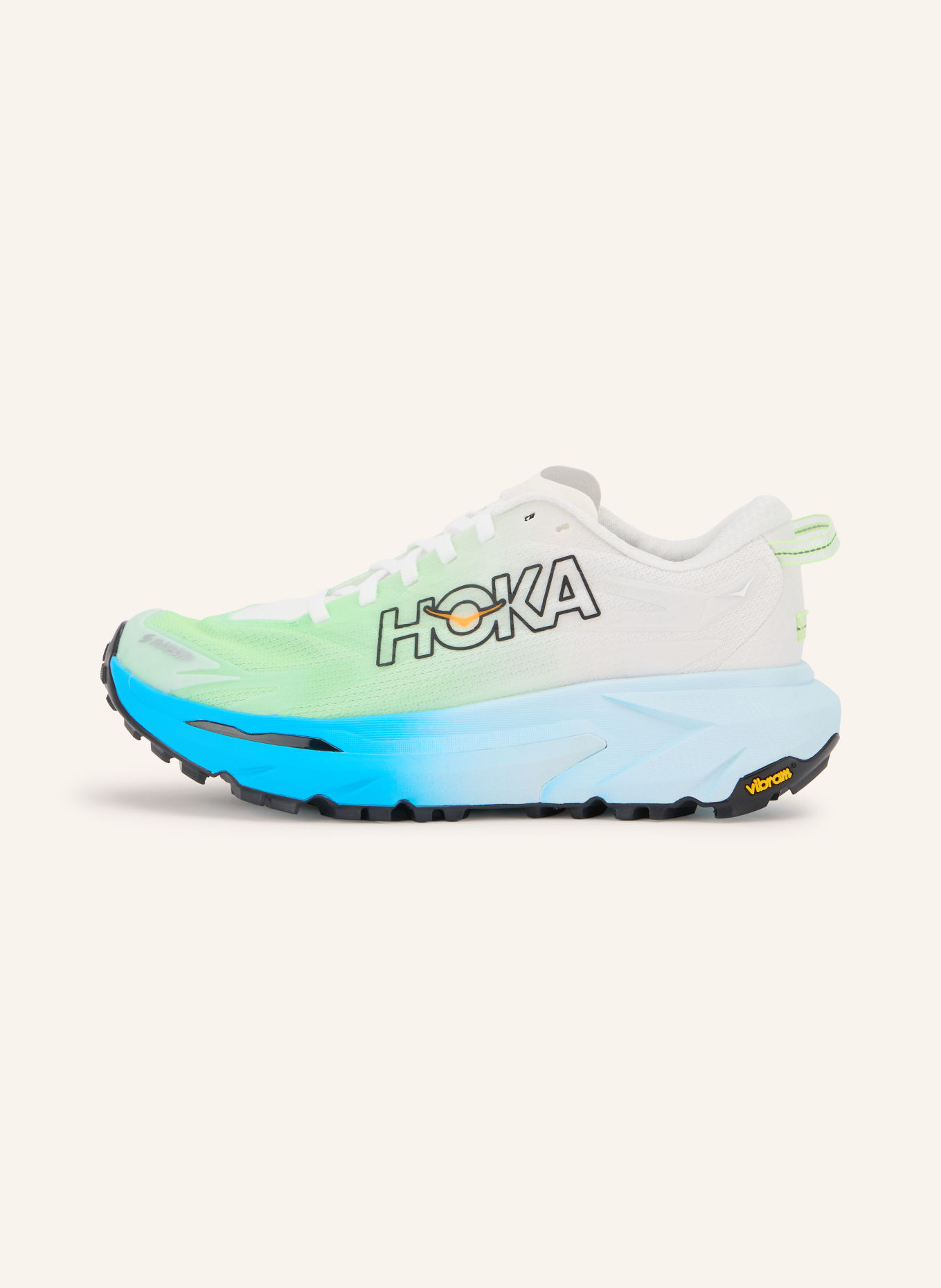 HOKA Trailrunning-Schuhe MAFATE 5: NEONGRÜN / WEISS