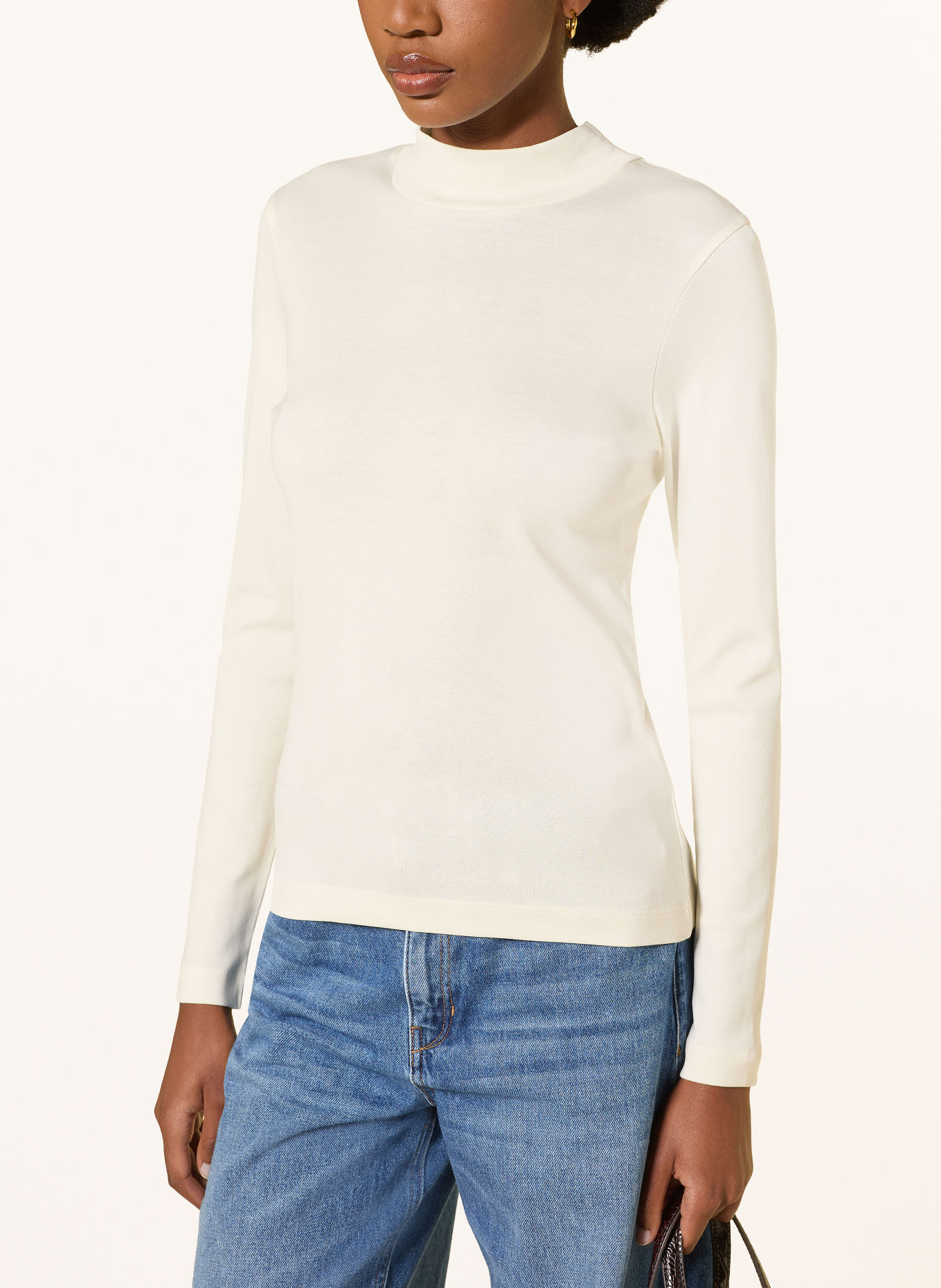 Stefan Brandt Longsleeve ELISA TURTLE LA FR 30: ECRU