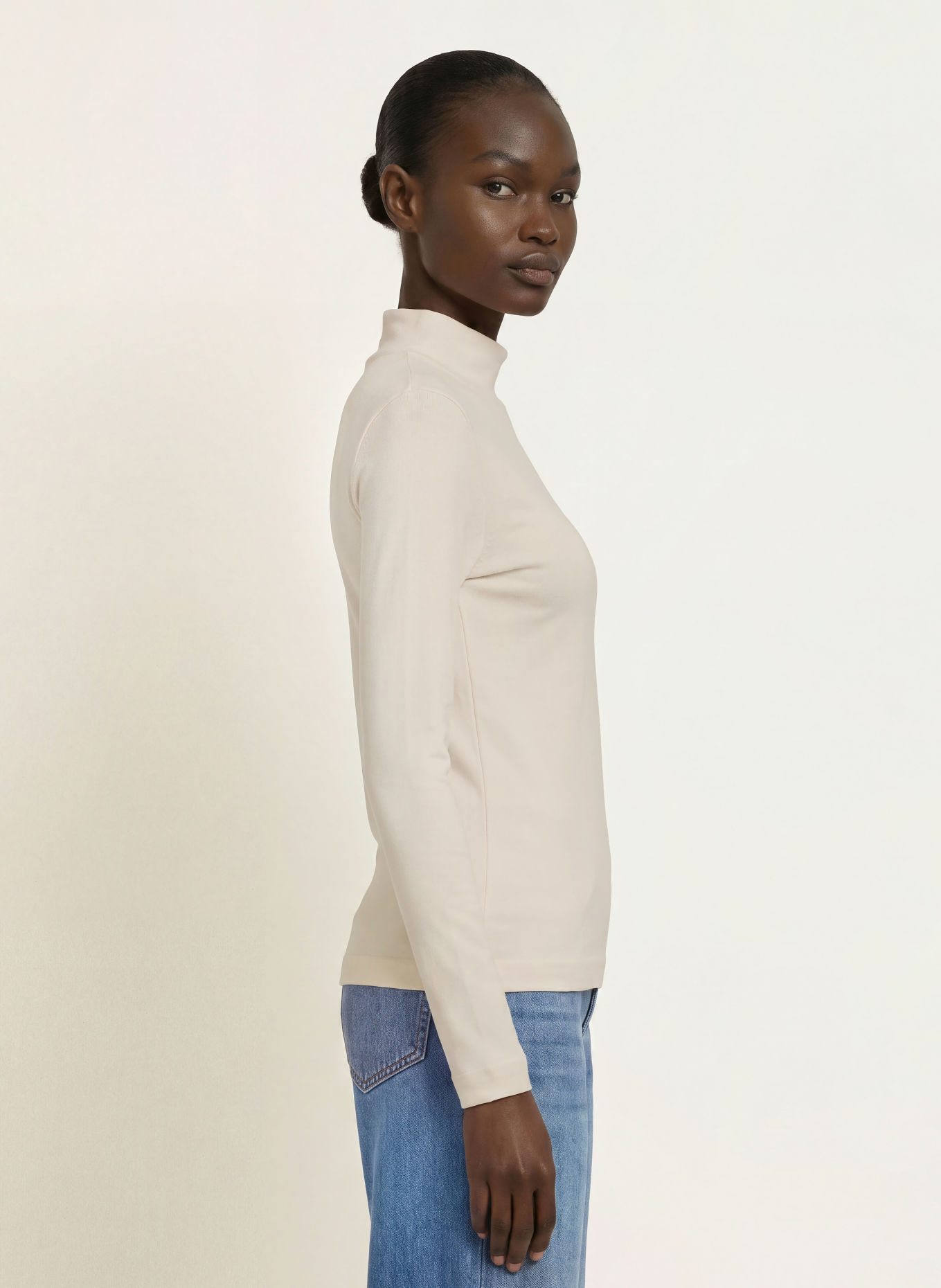Stefan Brandt Longsleeve ELISA TURTLE LA FR 30: ECRU