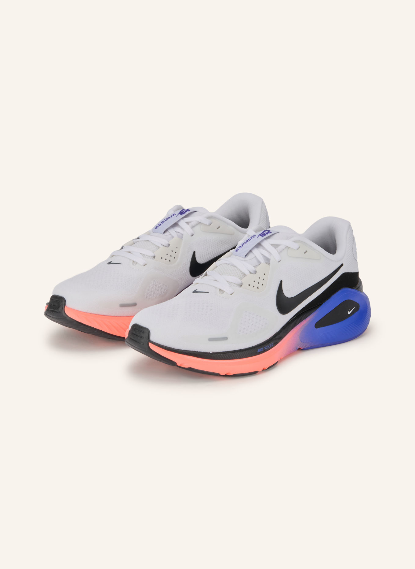 Nike Running shoes STRUCTURE 26: WHITE / DARK BLUE / BLACK