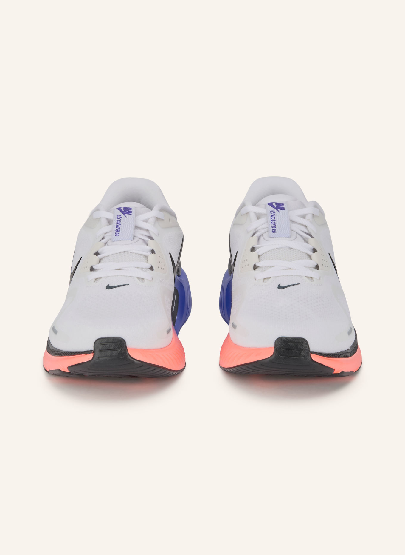 Nike Running shoes STRUCTURE 26: WHITE / DARK BLUE / BLACK
