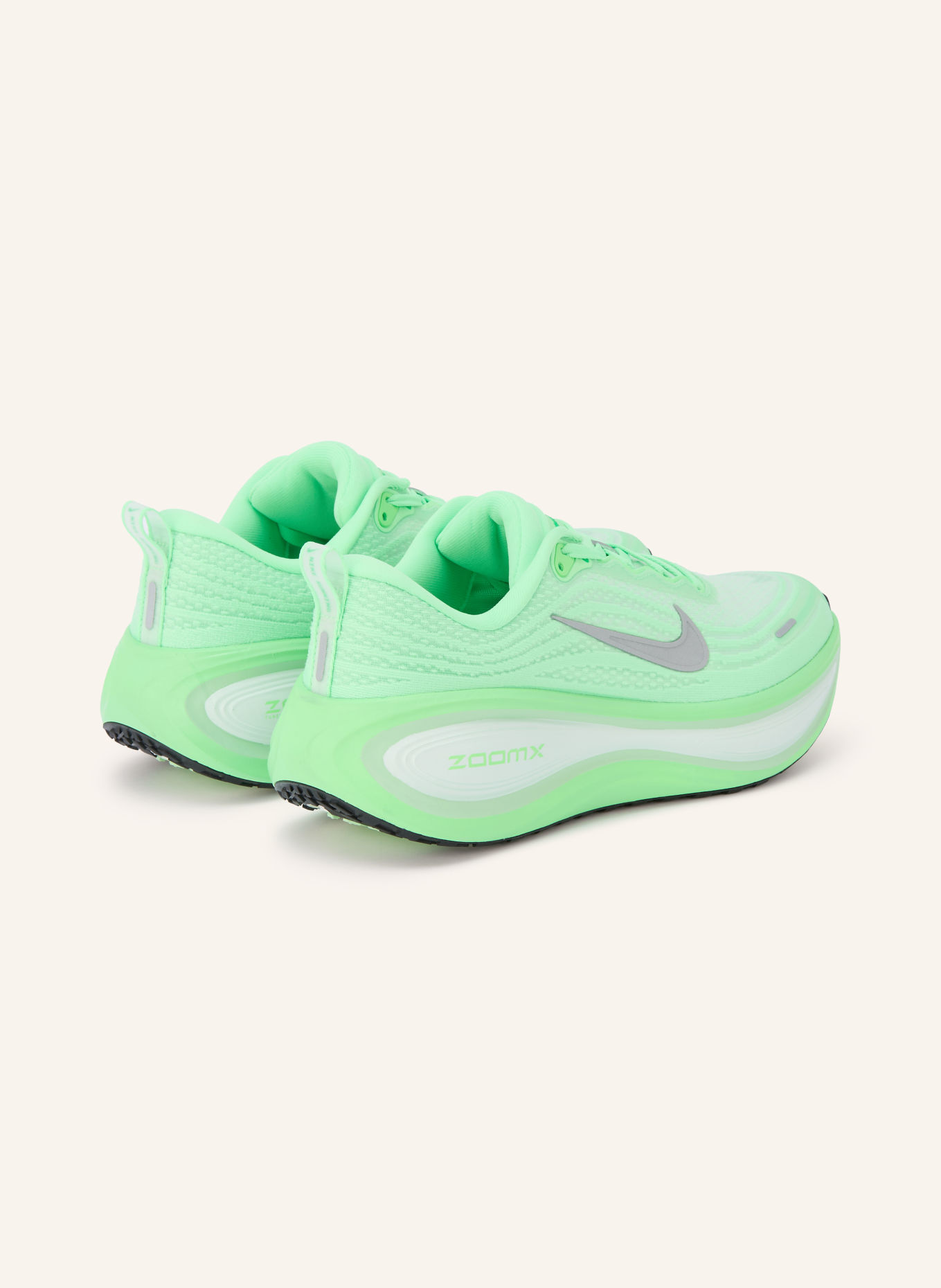 Nike VOMERO PLUS running shoes: NEON GREEN / GRAY