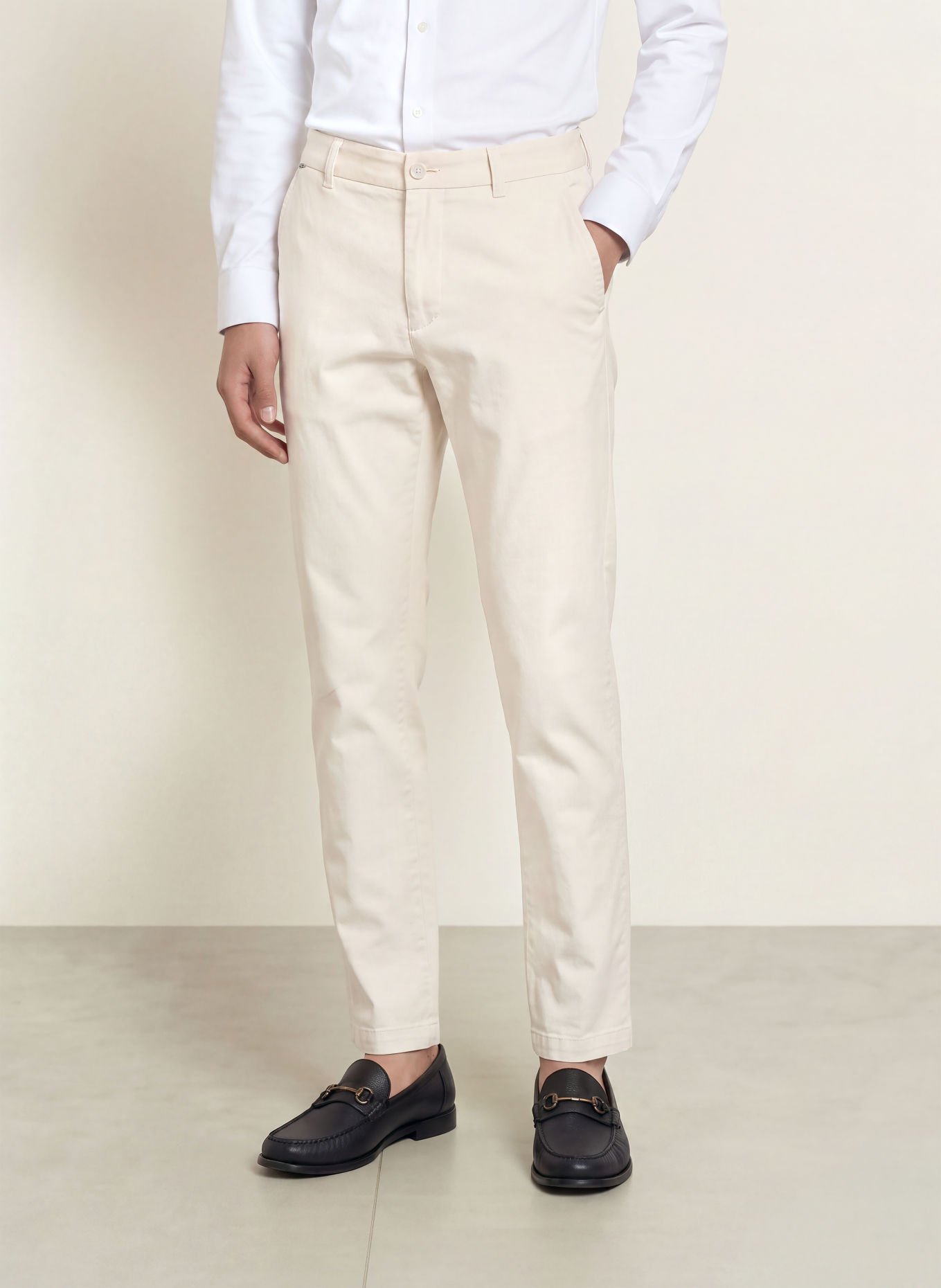 BOSS Chino KAITON Slim Fit: CREME