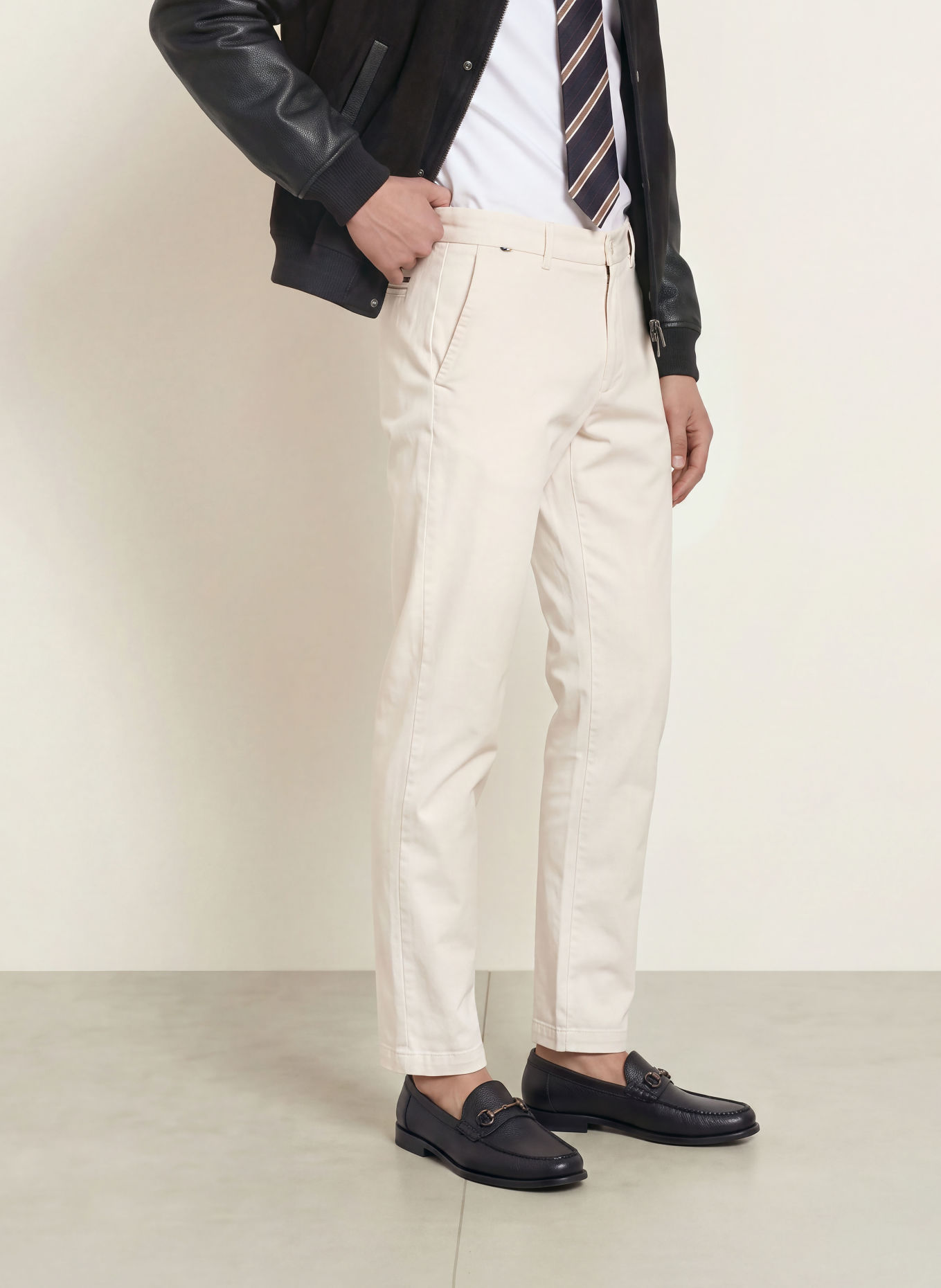 BOSS Chino KAITON Slim Fit: CREME