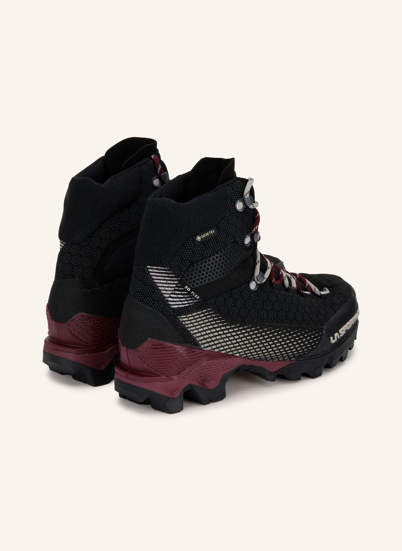 LA SPORTIVA Bergschuhe AEQUILIBRIUM ST GTX: SCHWARZ / HELLGRAU / DUNKELROT