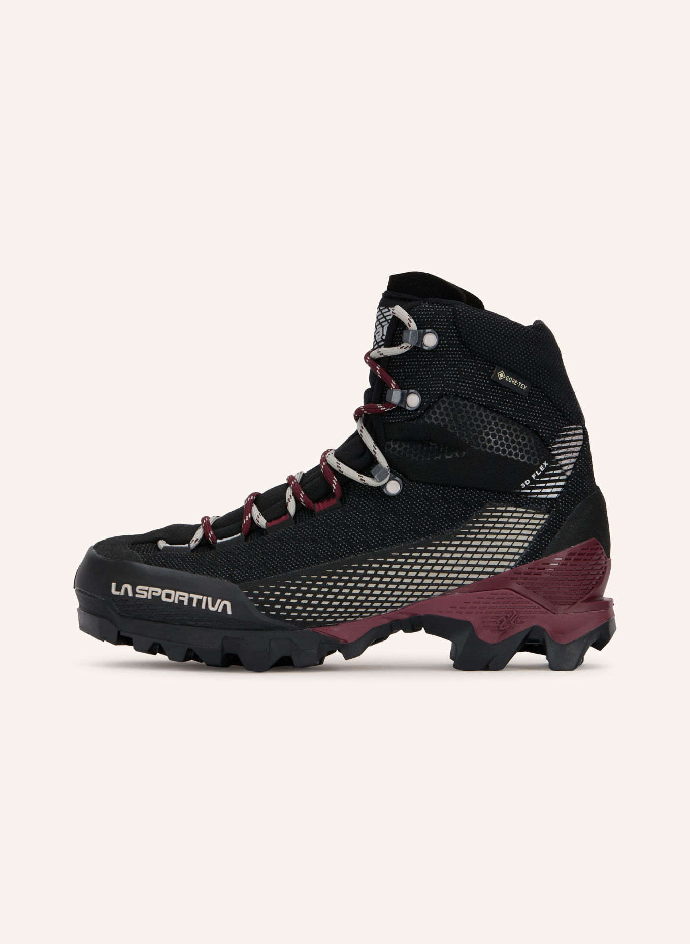 LA SPORTIVA Bergschuhe AEQUILIBRIUM ST GTX: SCHWARZ / HELLGRAU / DUNKELROT