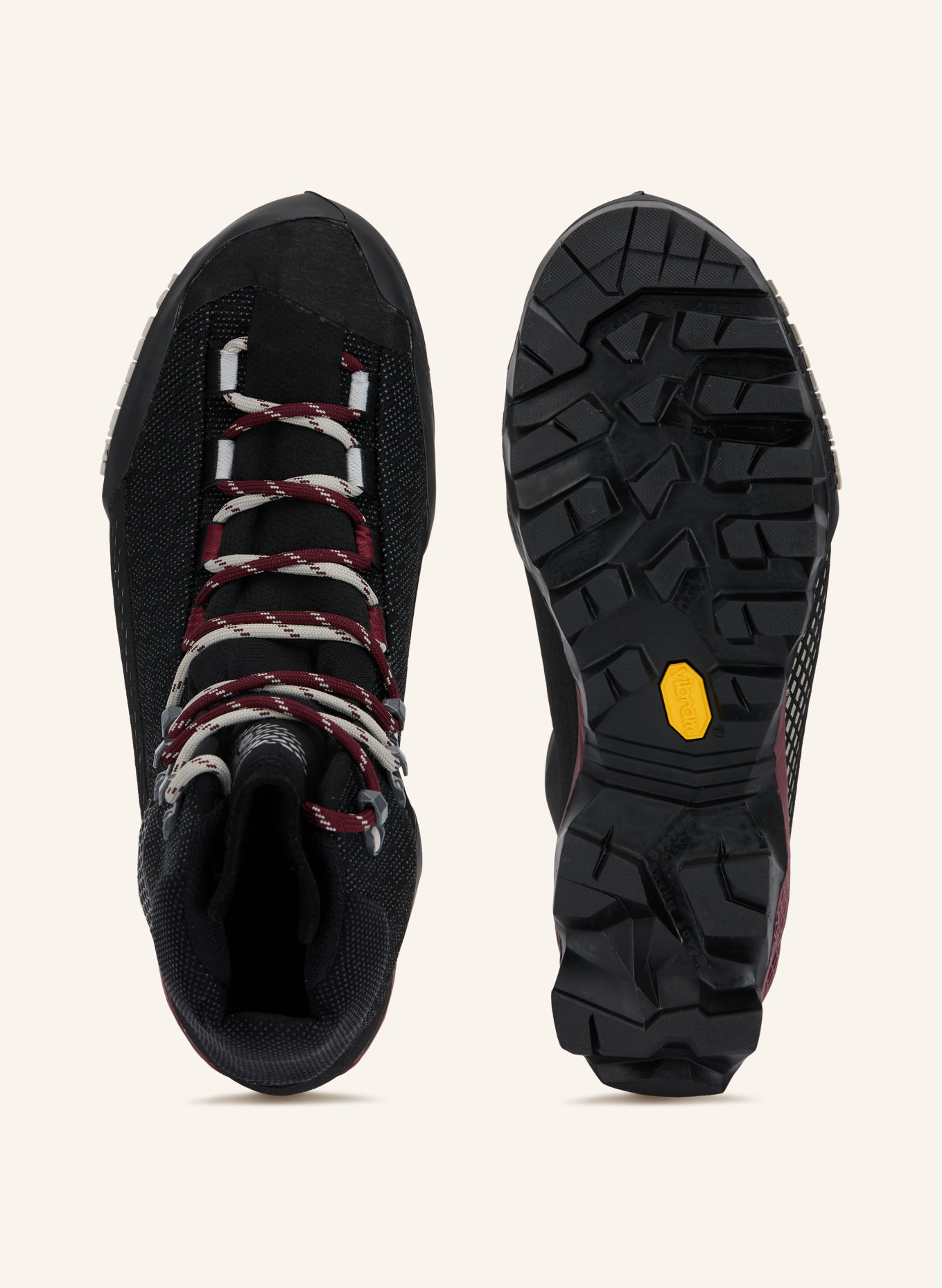 LA SPORTIVA Bergschuhe AEQUILIBRIUM ST GTX: SCHWARZ / HELLGRAU / DUNKELROT
