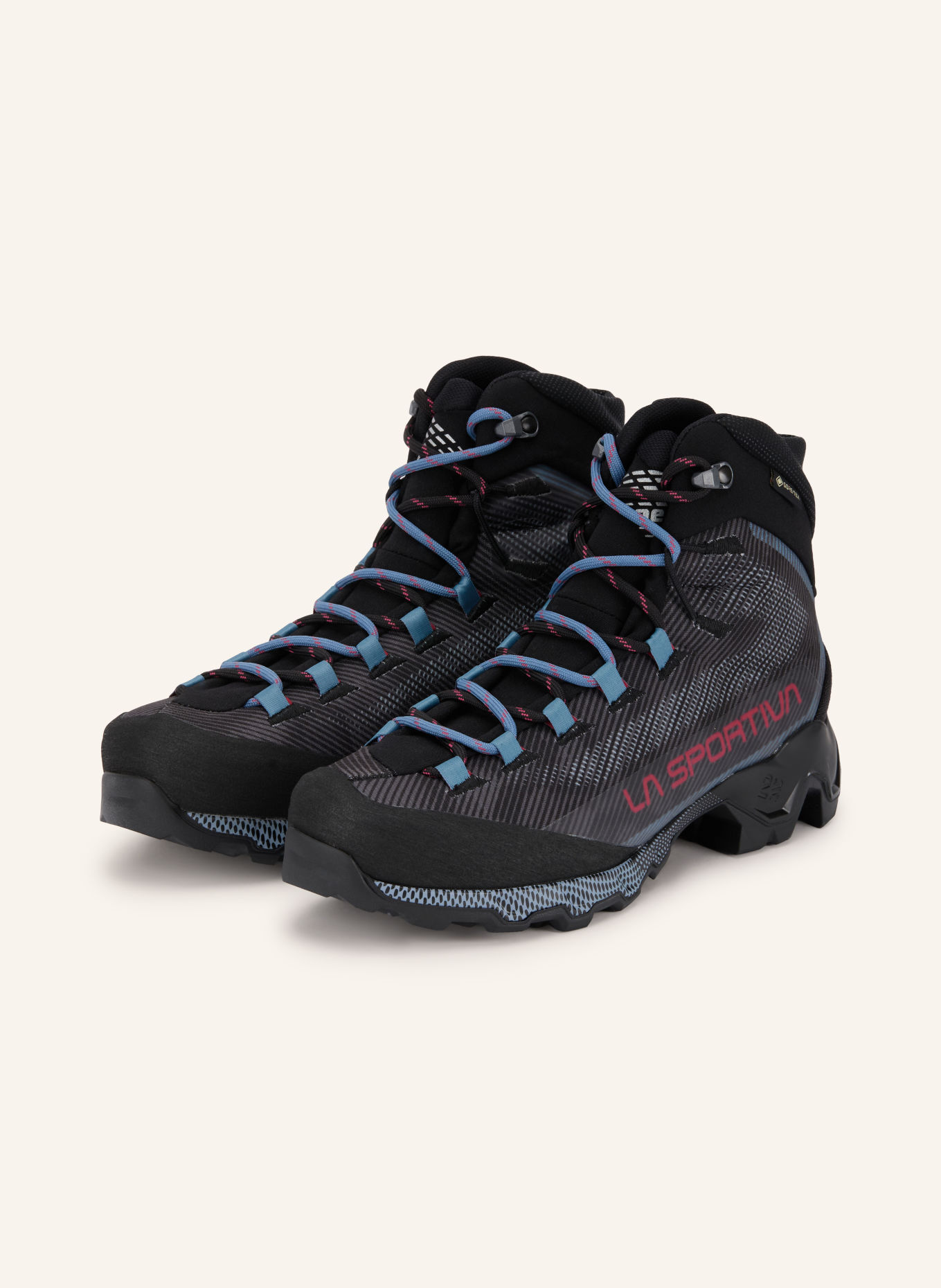 LA SPORTIVA AEQUILIBRIUM HIKE Hiking shoes: DARK GRAY / BLUE / BLACK