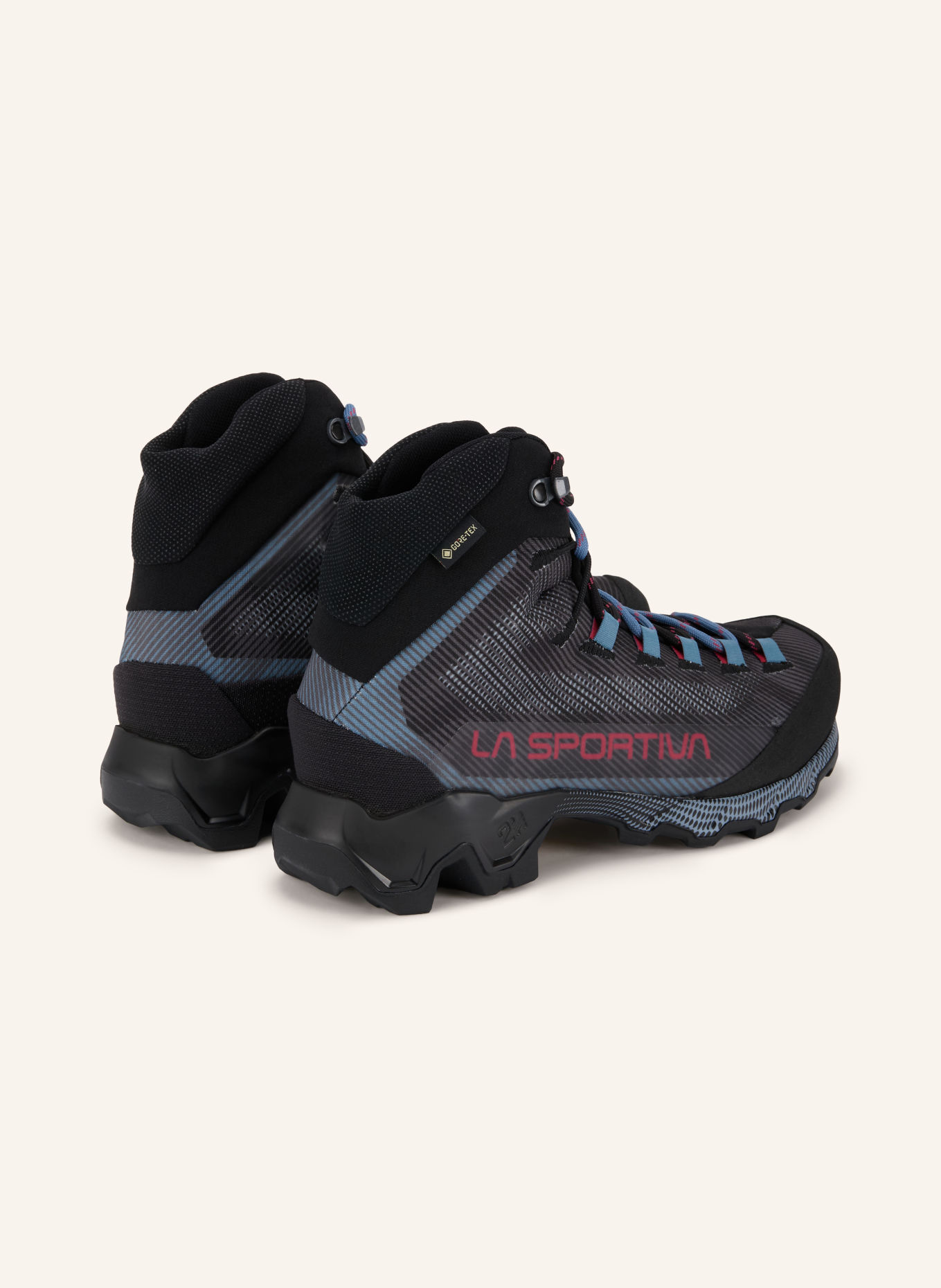 LA SPORTIVA AEQUILIBRIUM HIKE Hiking shoes: DARK GRAY / BLUE / BLACK