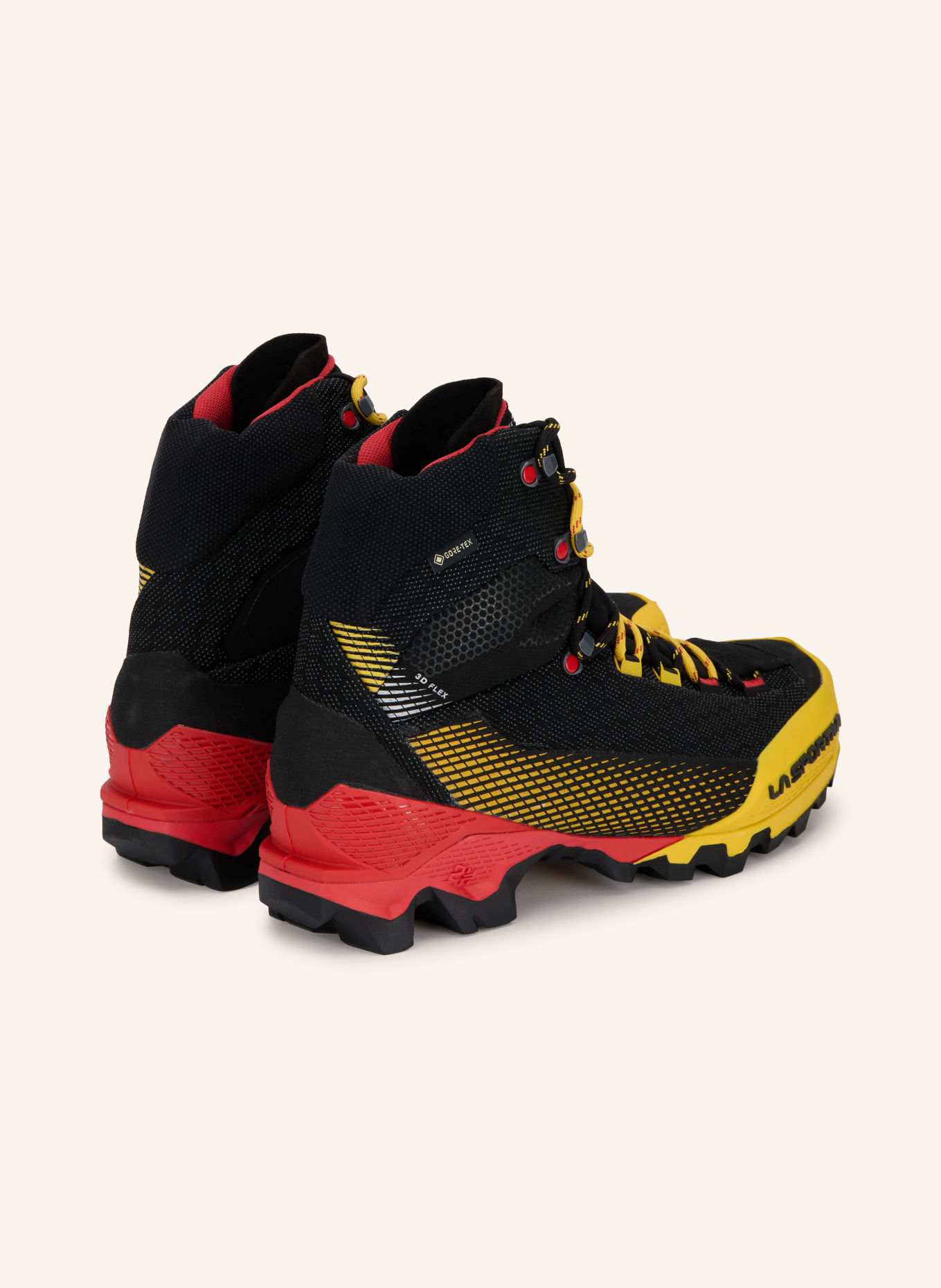 LA SPORTIVA AEQUILIBRIUM ST GTX hiking boots: BLACK / RED / YELLOW