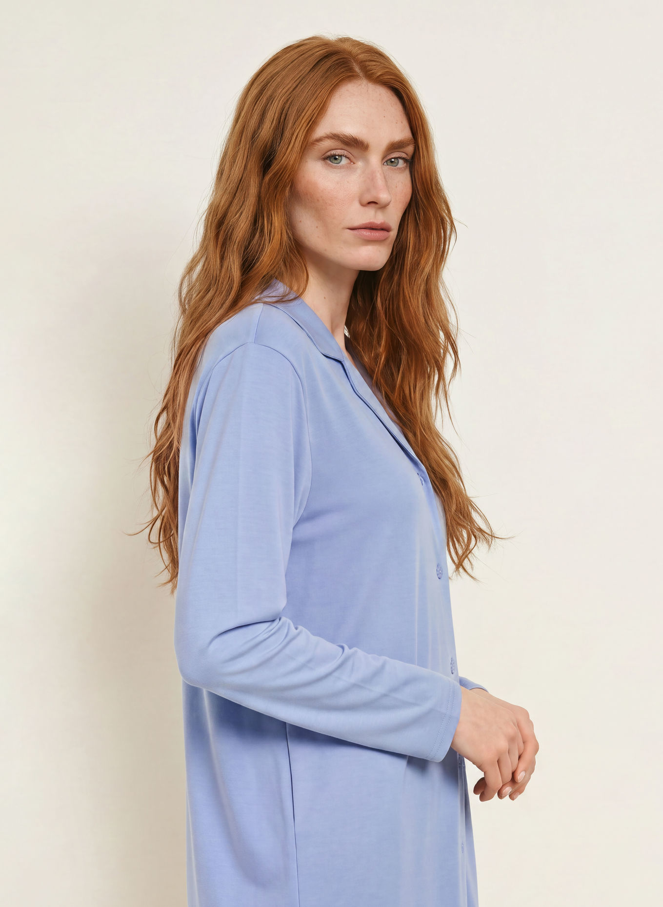 CALIDA Nachthemd ORIENT DREAMS: HELLBLAU