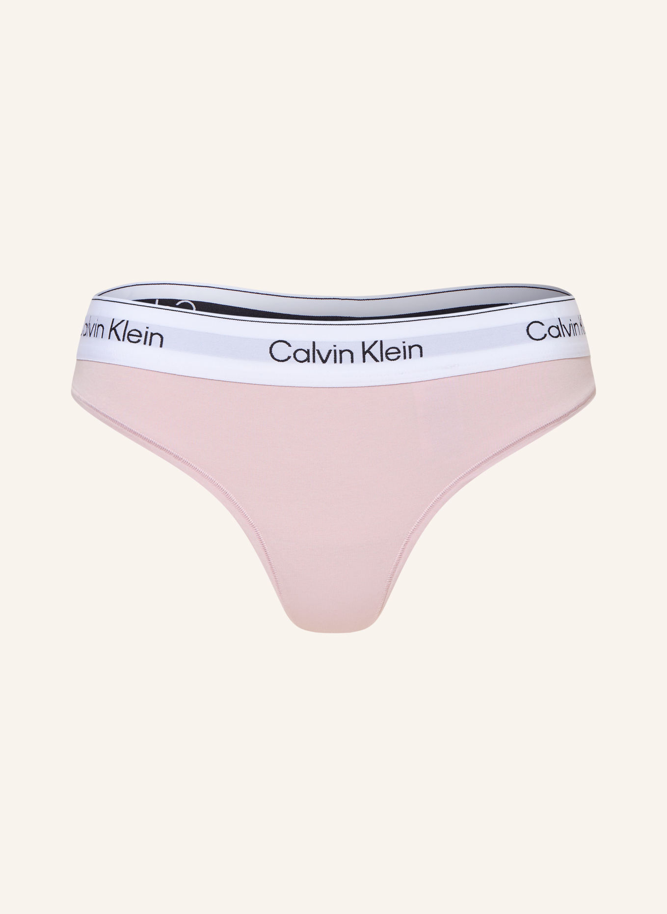 Calvin Klein String ICON COTTON MODAL: HELLROSA / WEISS
