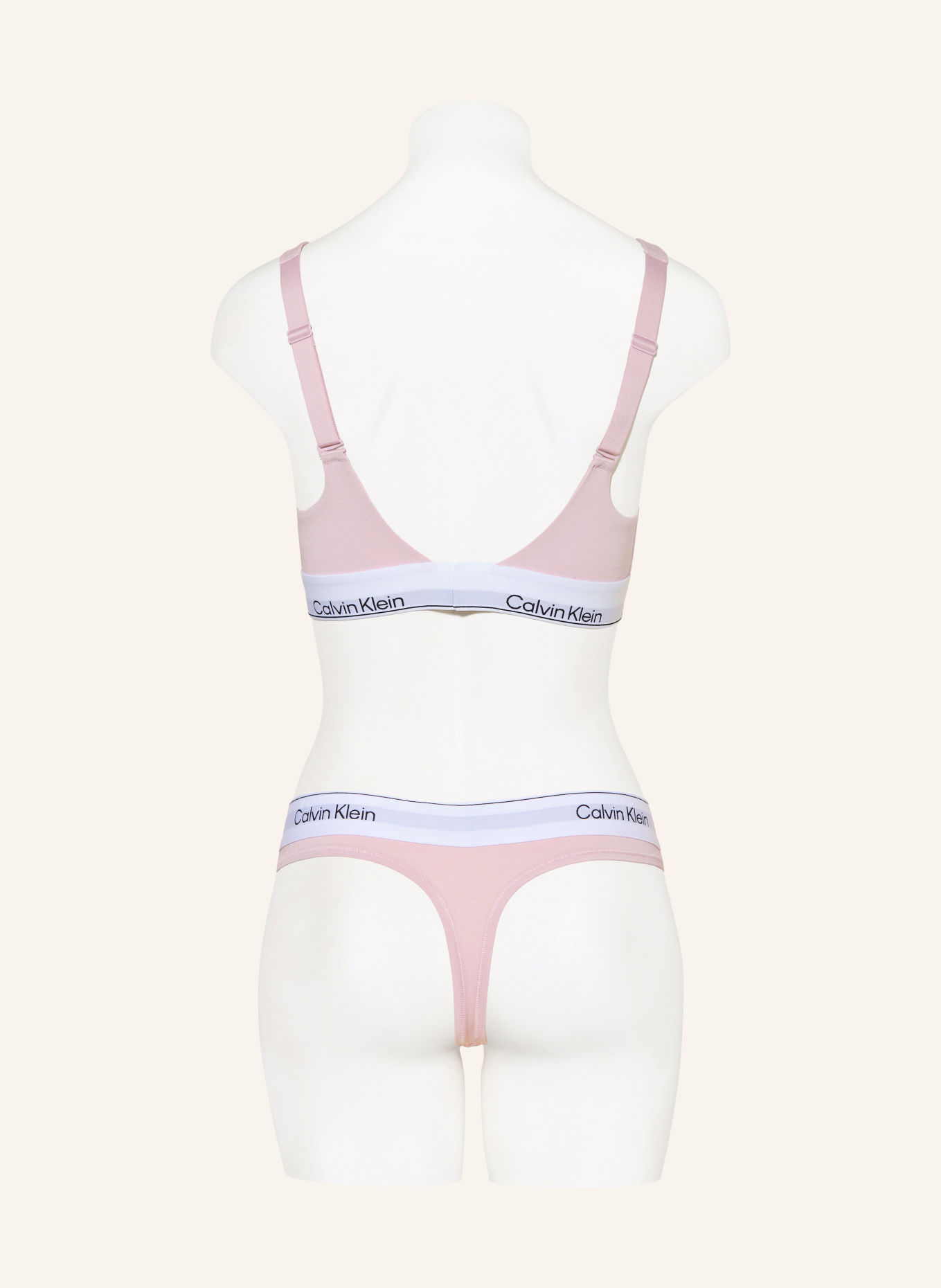 Calvin Klein String ICON COTTON MODAL: HELLROSA / WEISS