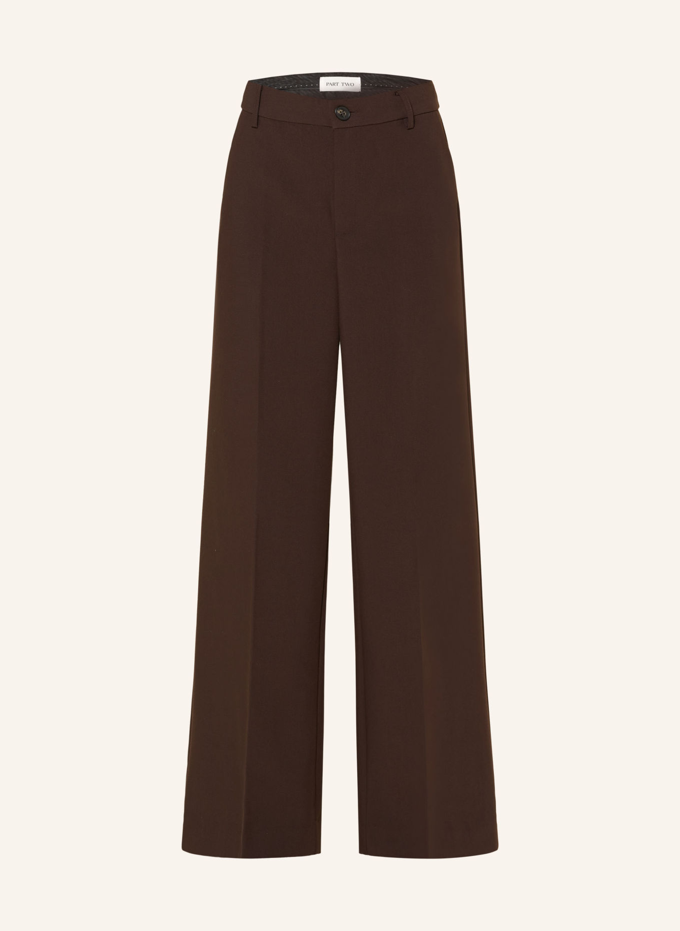 Part Two Marlenehose NINNESAPW: DUNKELBRAUN