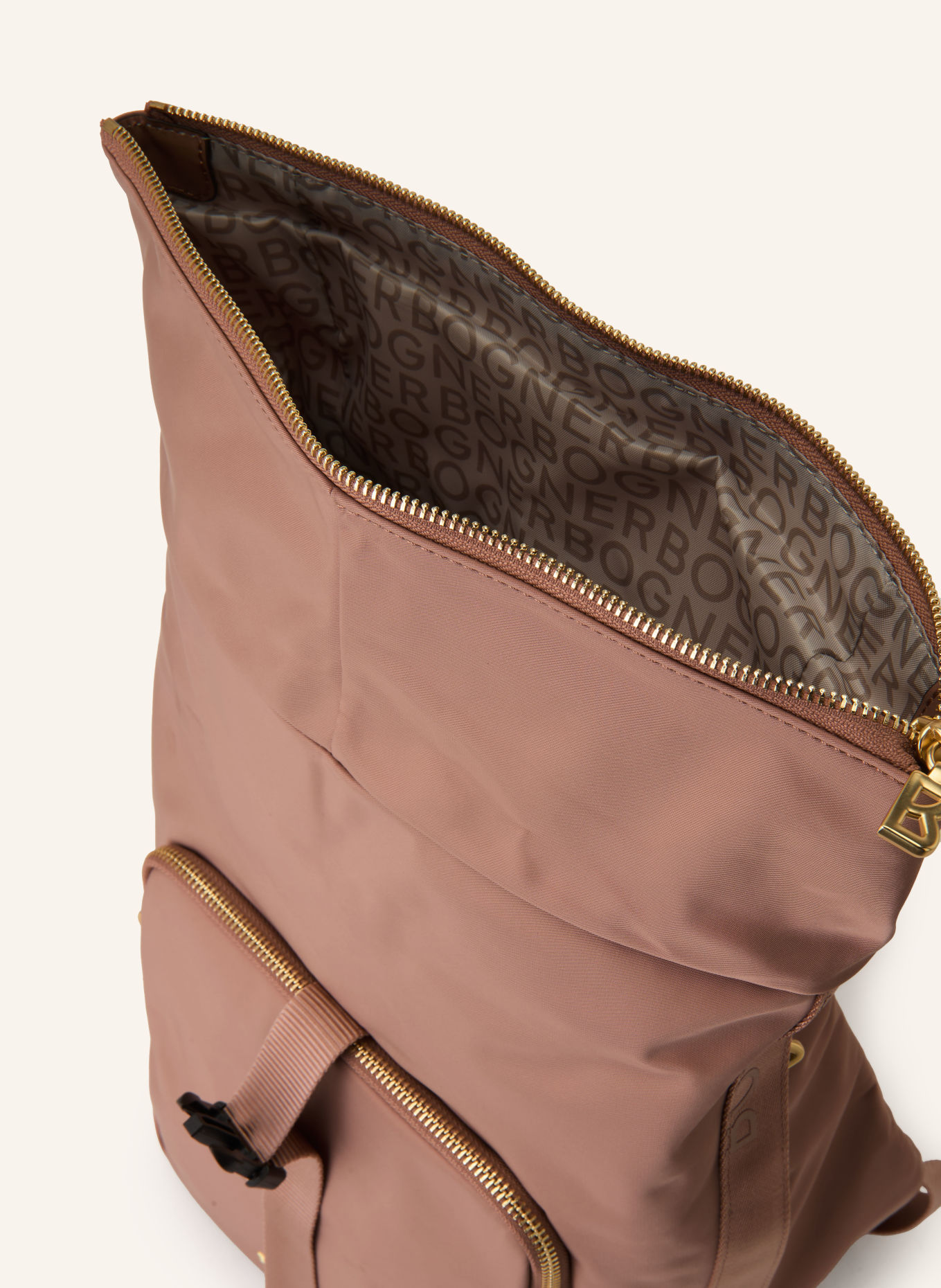 BOGNER rugzak: VIEUX ROSE / GOUD