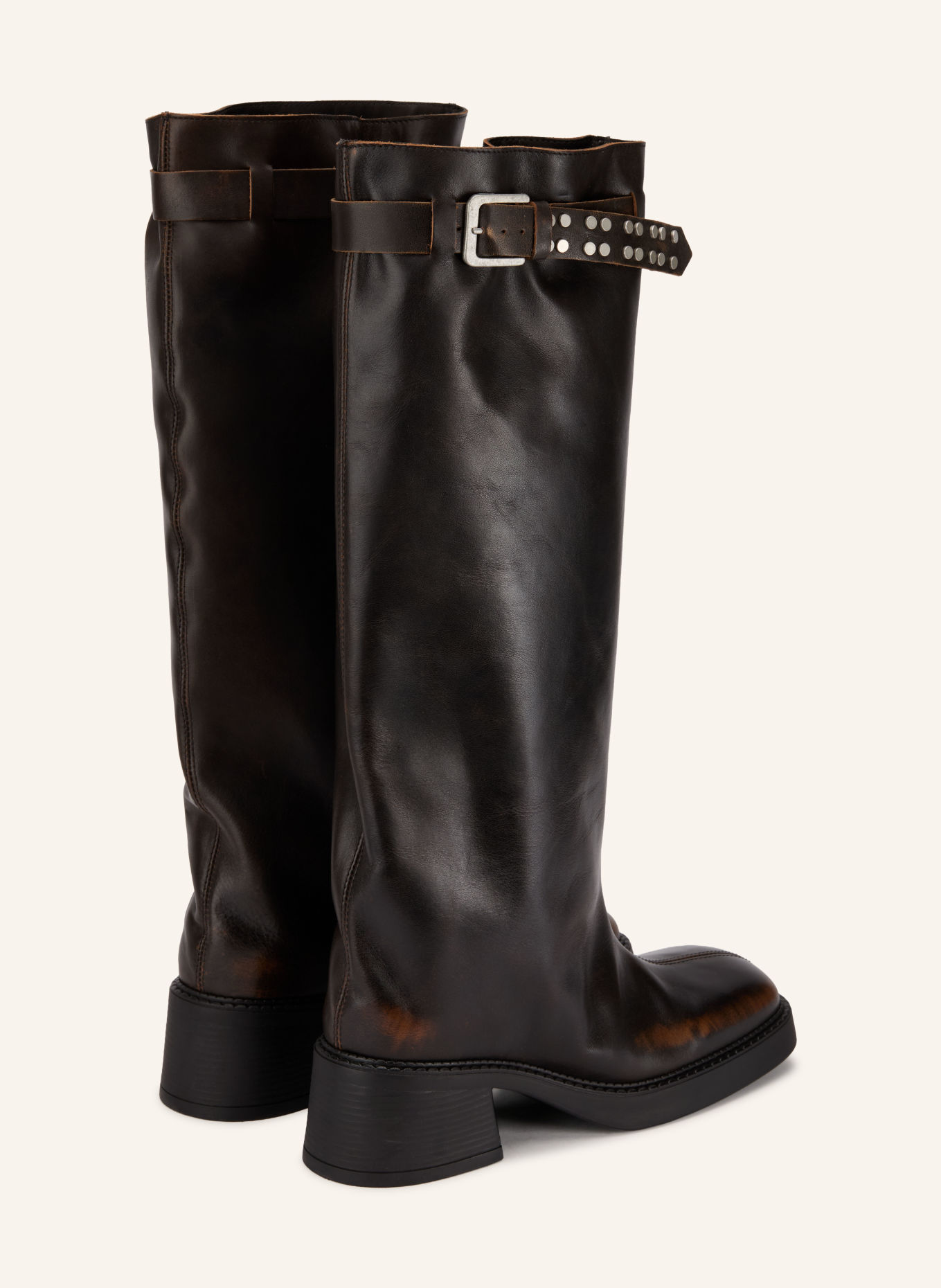 MIISTA KRISTEL Boots: DARK BROWN