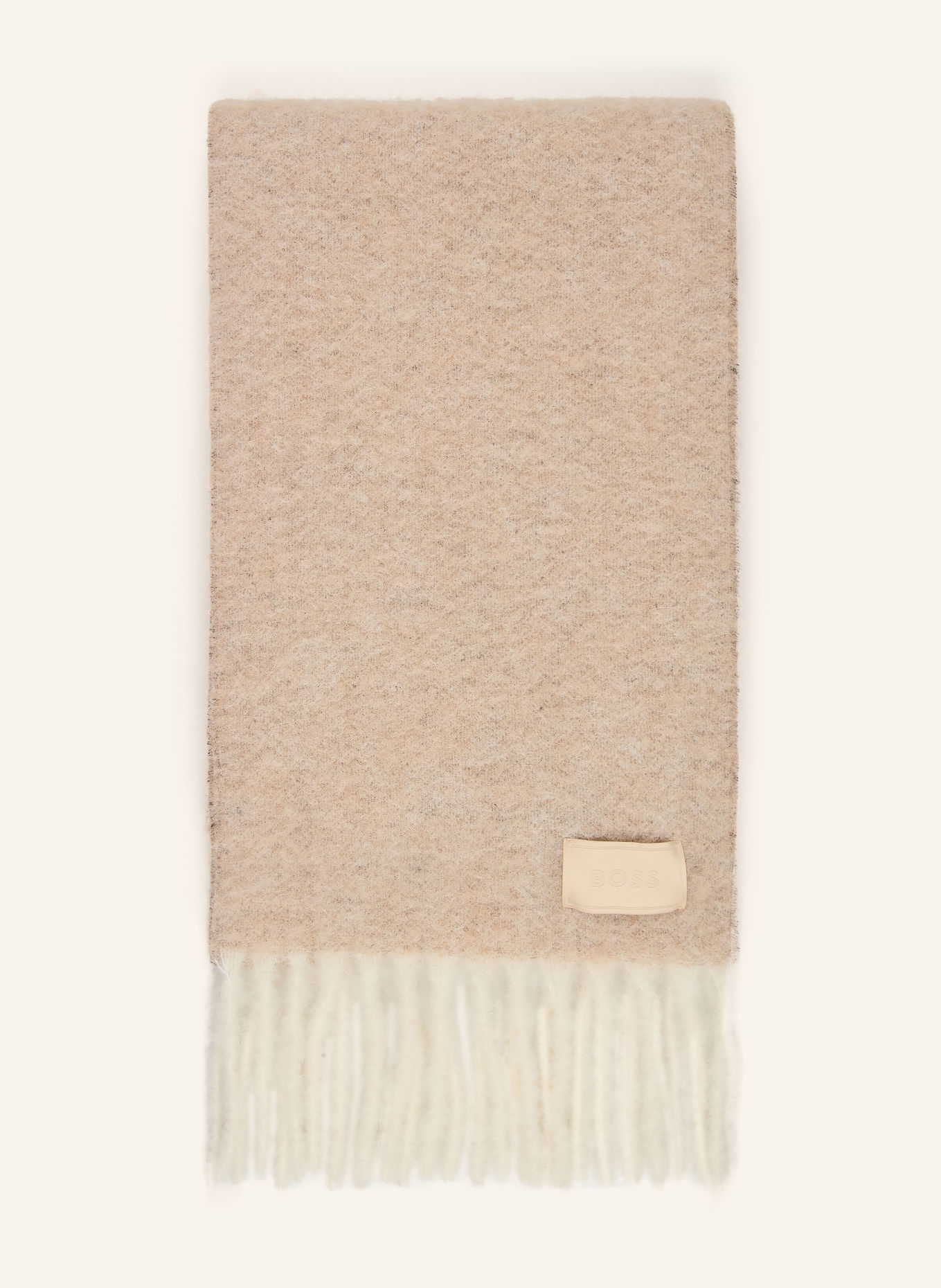 BOSS YULYETTE scarf: BEIGE / CREAM