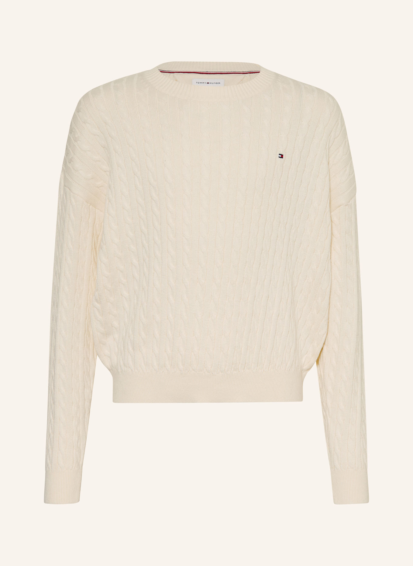 TOMMY HILFIGER Sweater: WHITE