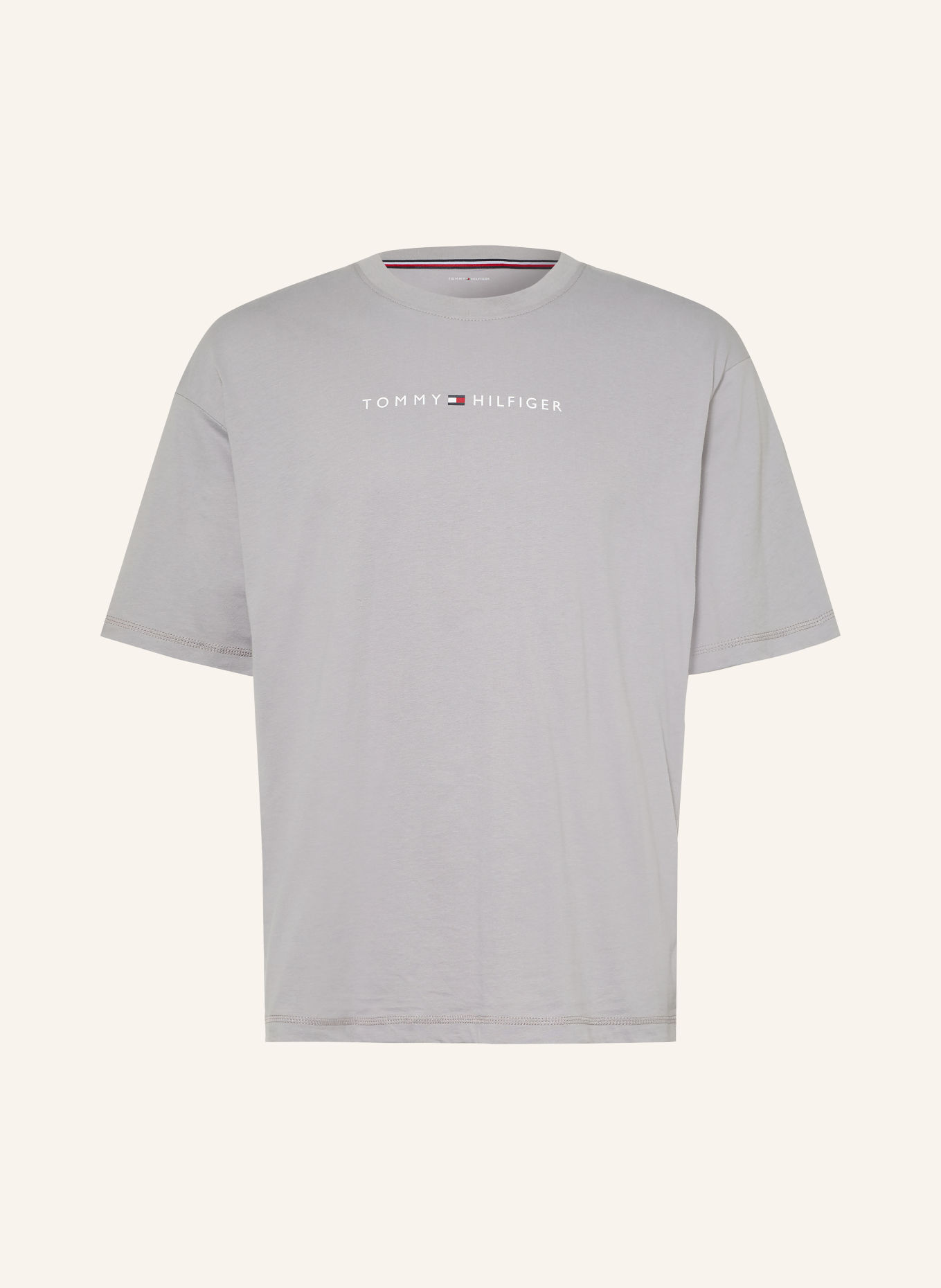 TOMMY HILFIGER Loungeshirt: BLÅGRÅ