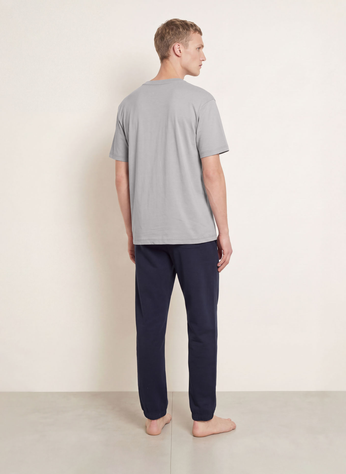 TOMMY HILFIGER Loungeshirt: BLÅGRÅ